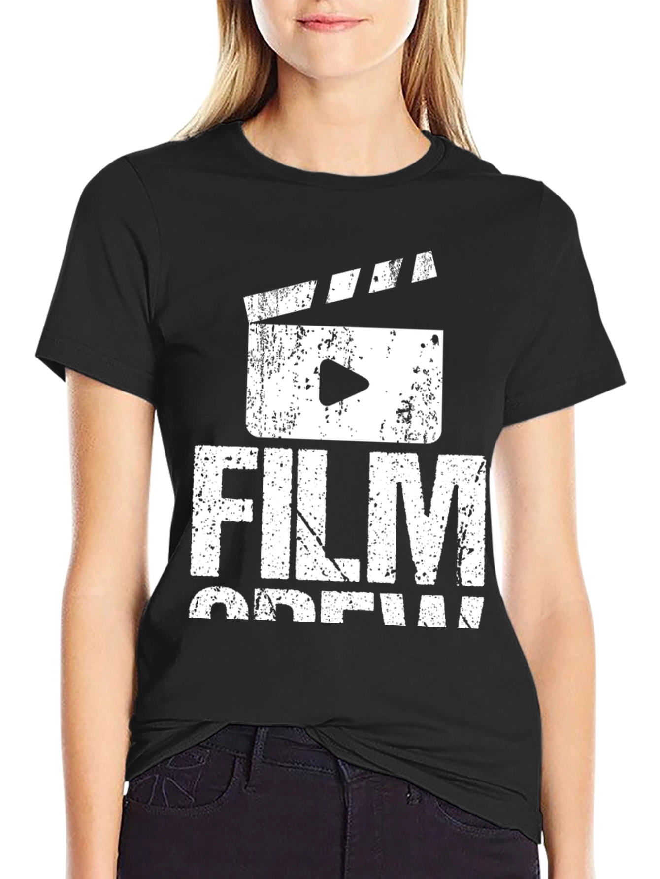 Film Crew Black T-Shirt | Movie Production Apparel