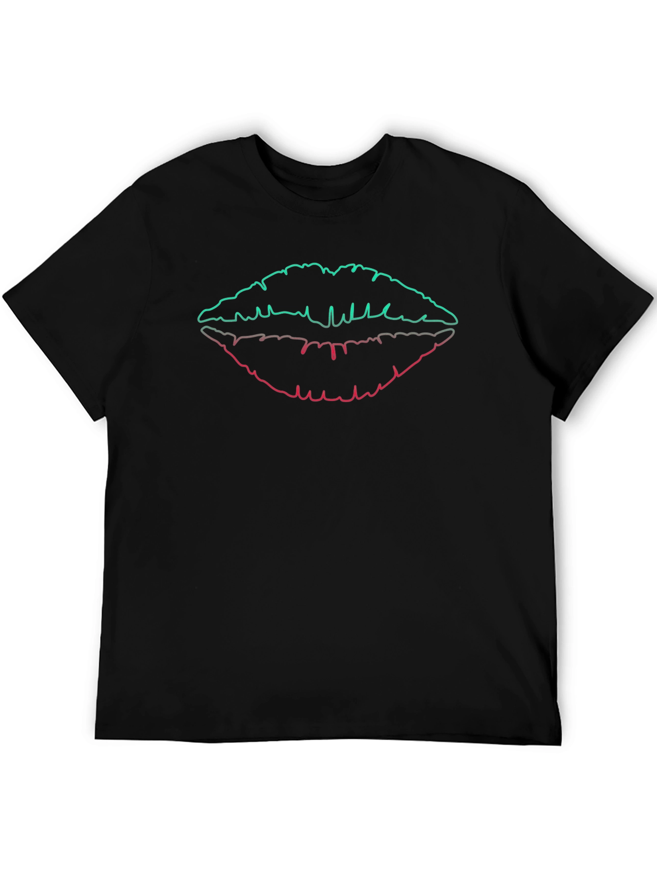 Neon Lips Graphic Tee - Cool & Trendy Design