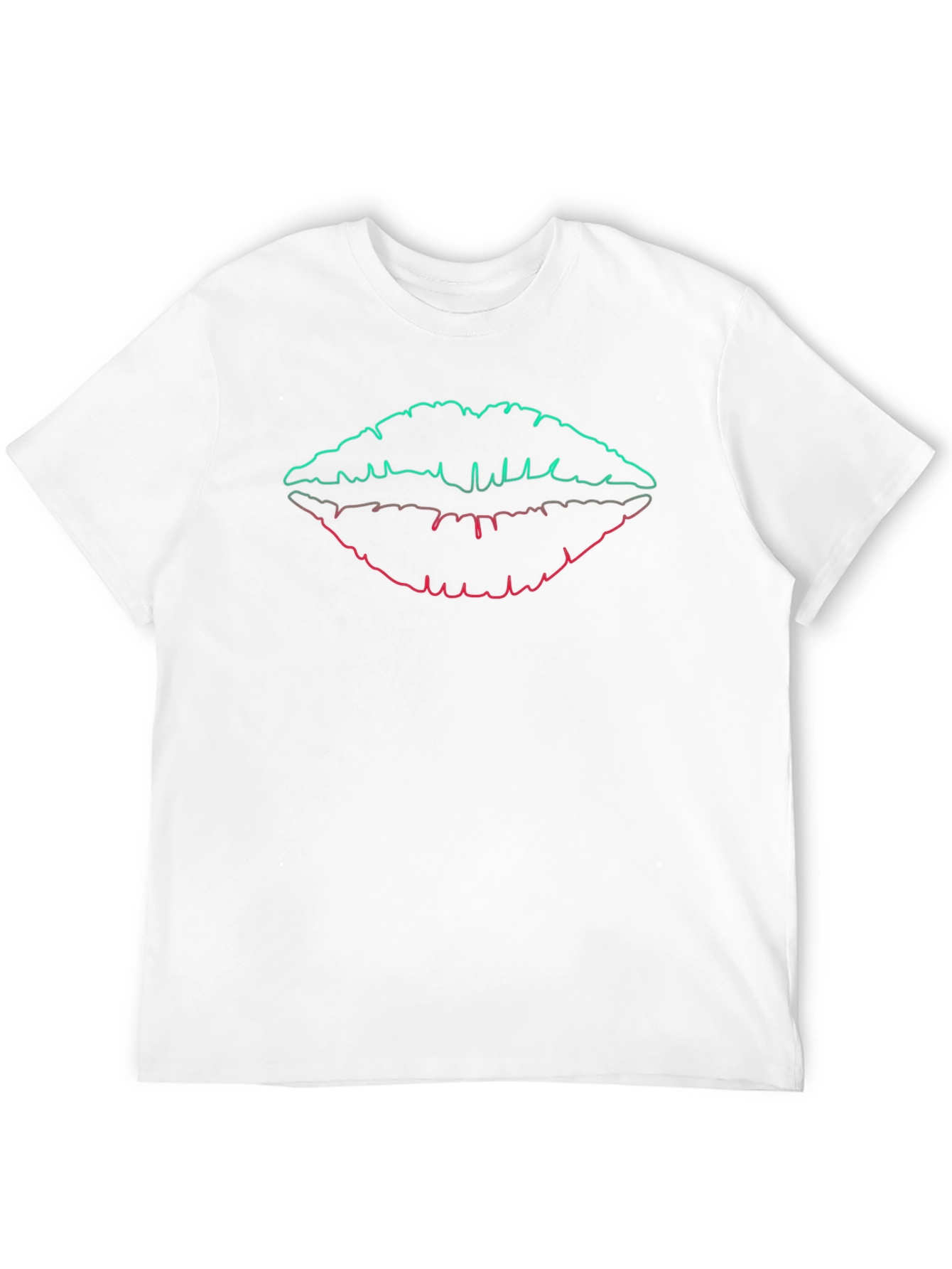 Neon Lips Graphic Tee - Cool & Trendy Design