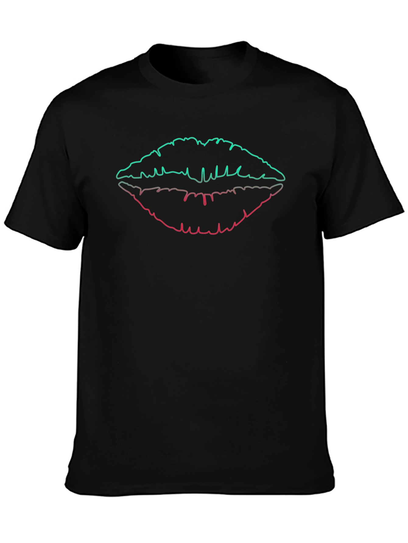 Neon Lips Graphic Tee - Cool & Trendy Design