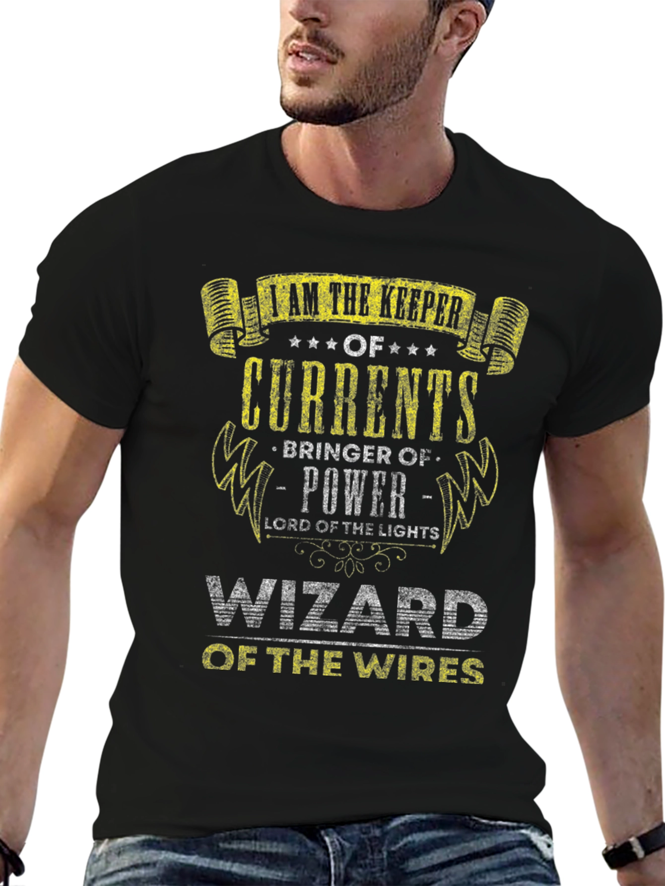 Electrician T-Shirt: Wizard of the Wires