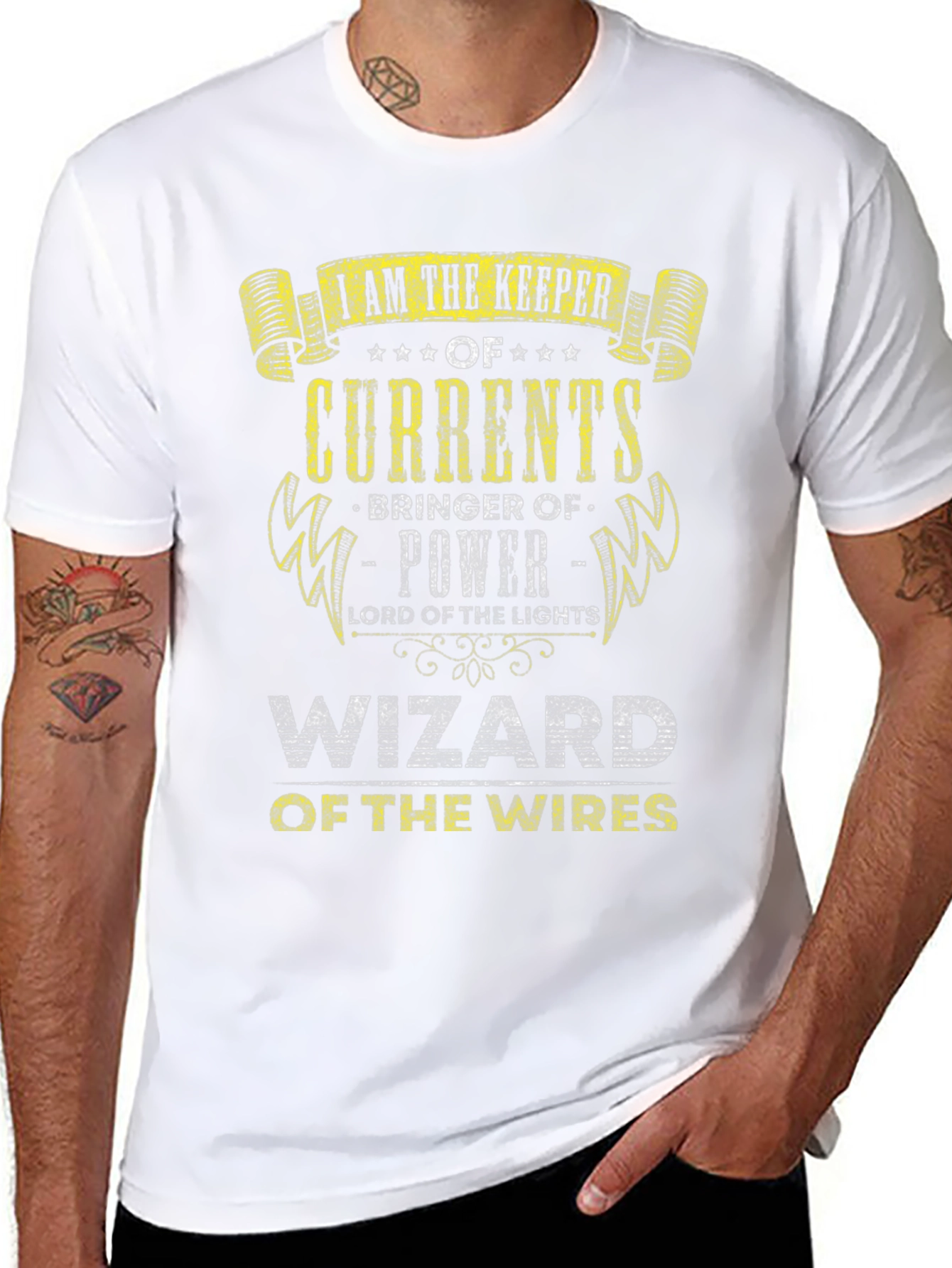 Electrician T-Shirt: Wizard of the Wires