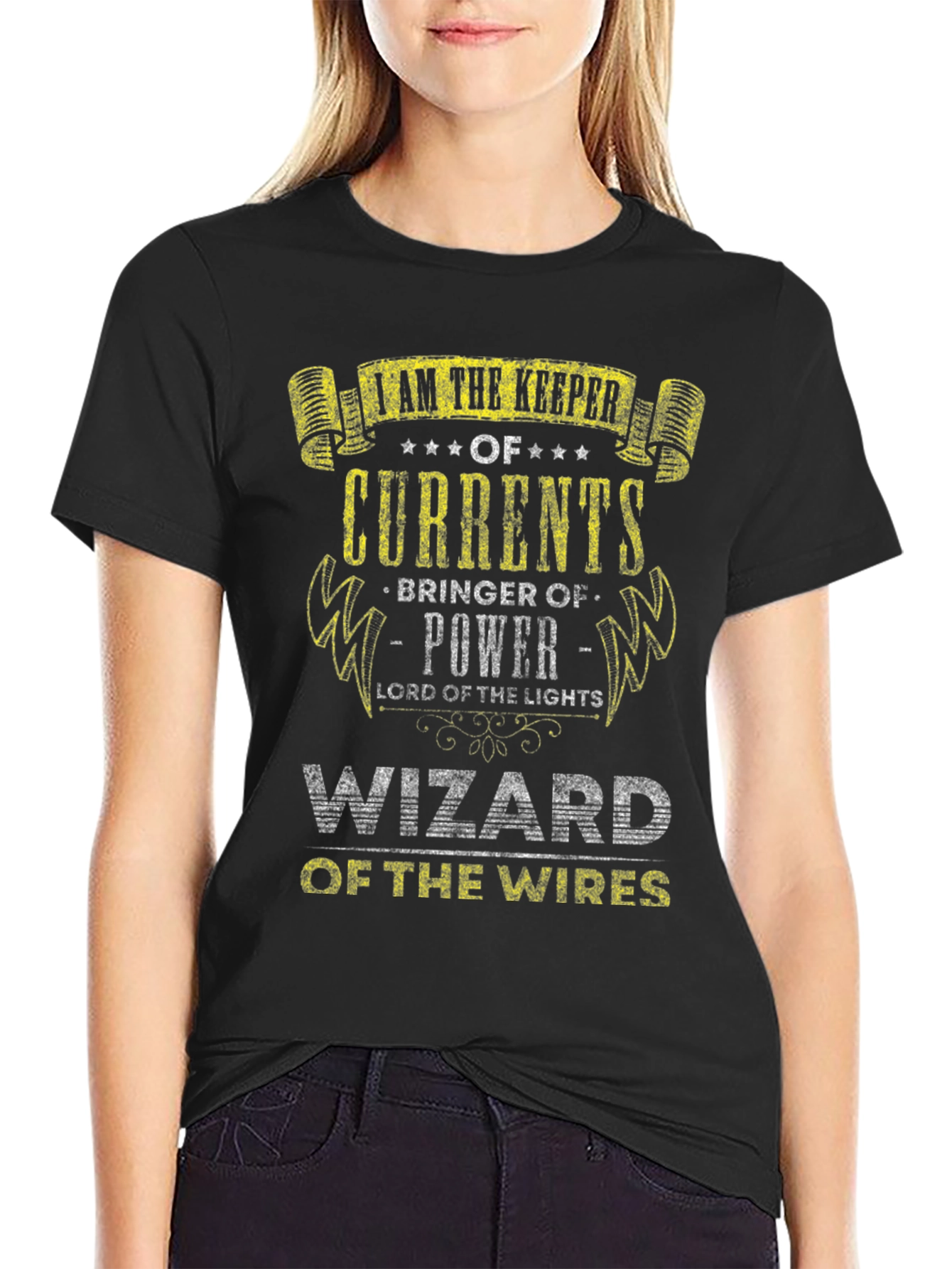 Electrician T-Shirt: Wizard of the Wires