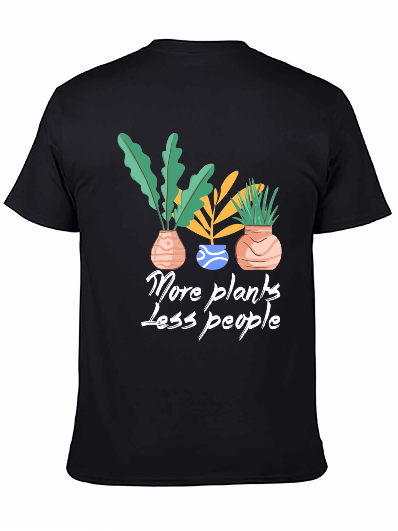 More Plants Less People Graphic Tee