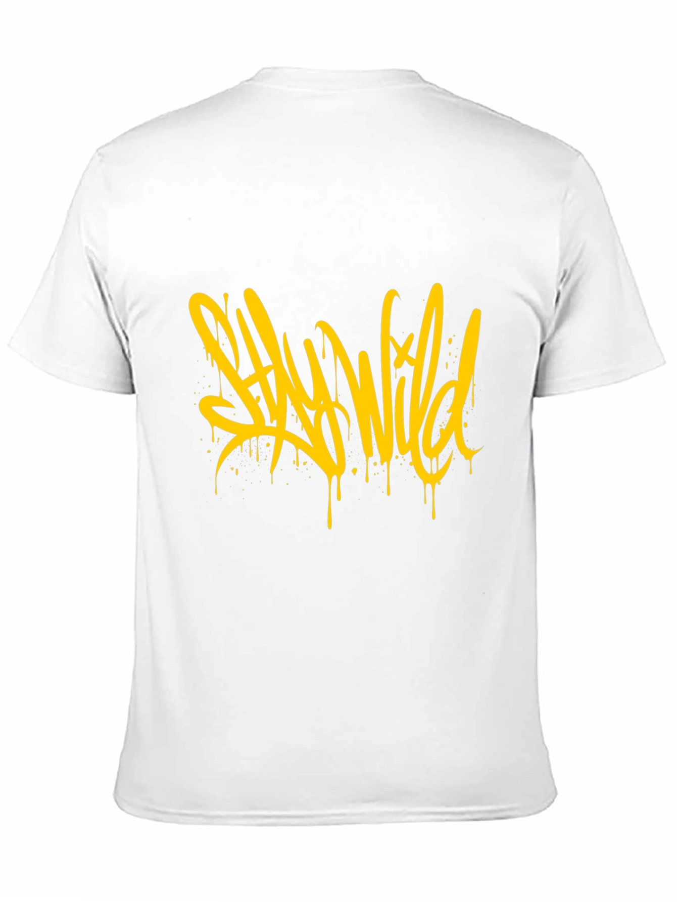 Stay Wild Graphic Black T-Shirt