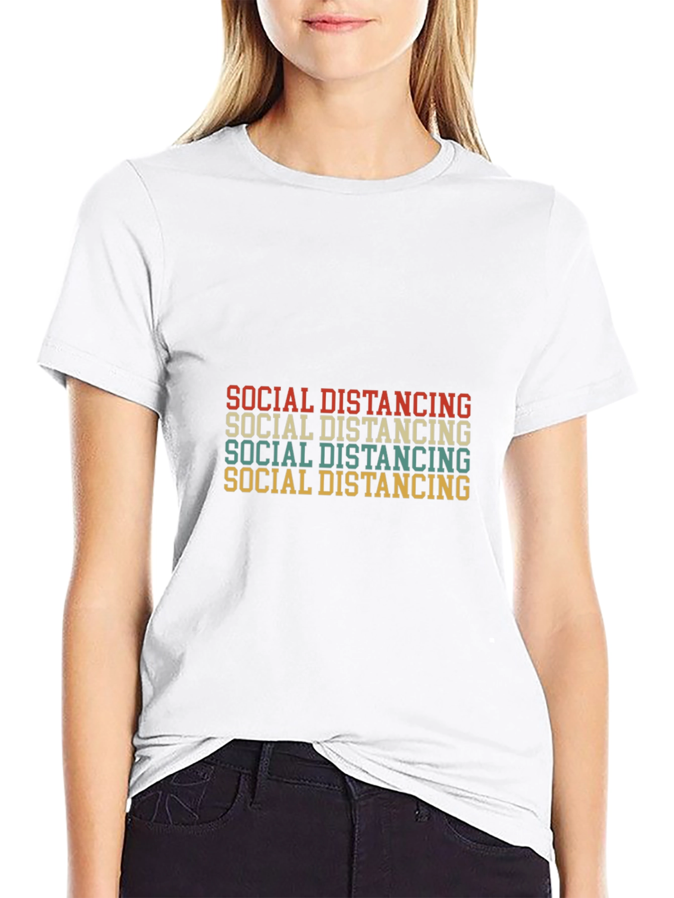 Retro Social Distancing T-Shirt