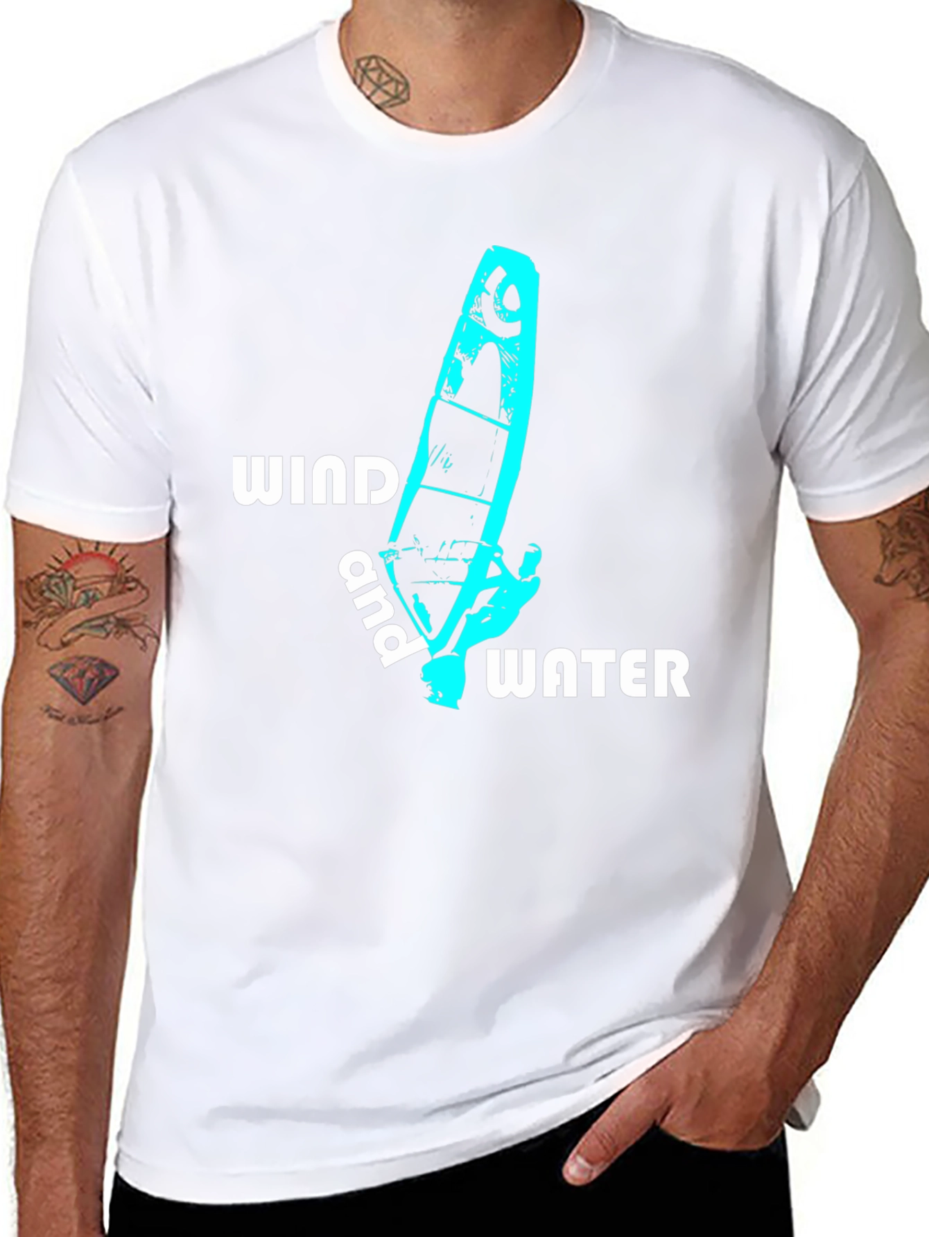 Wind & Water T-Shirt: Stylish Surf Tee