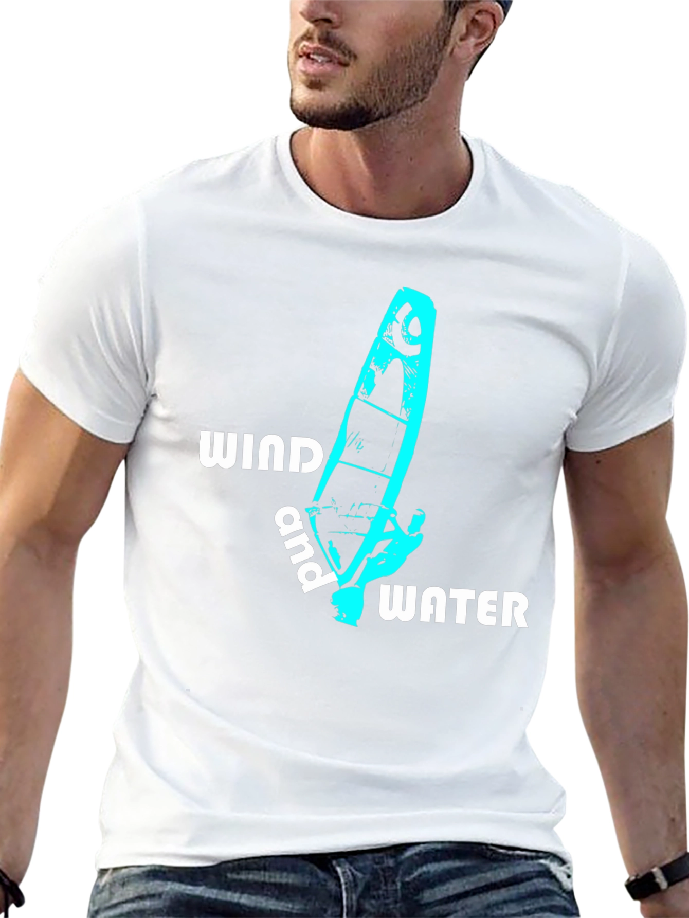 Wind & Water T-Shirt: Stylish Surf Tee