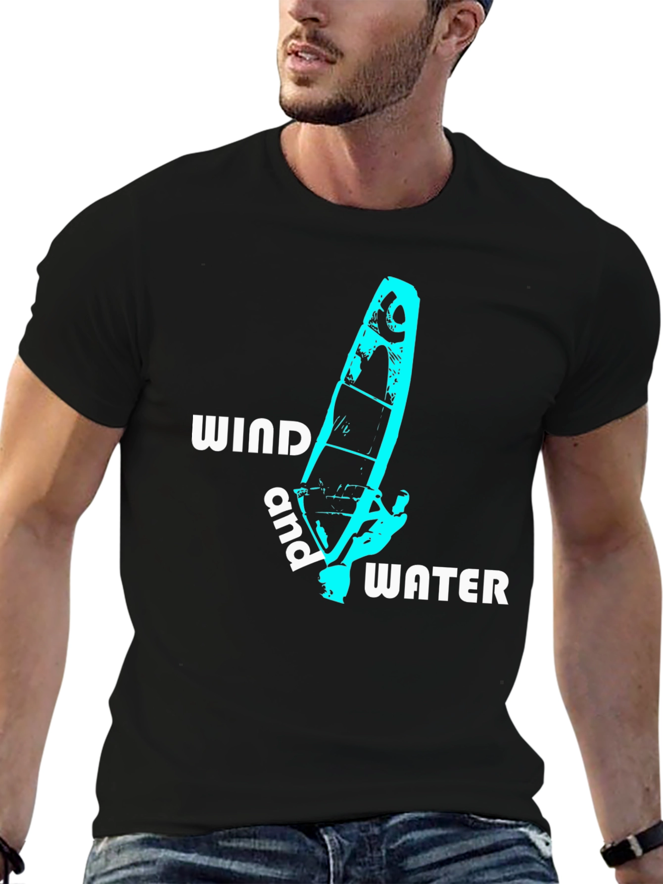 Wind & Water T-Shirt: Stylish Surf Tee