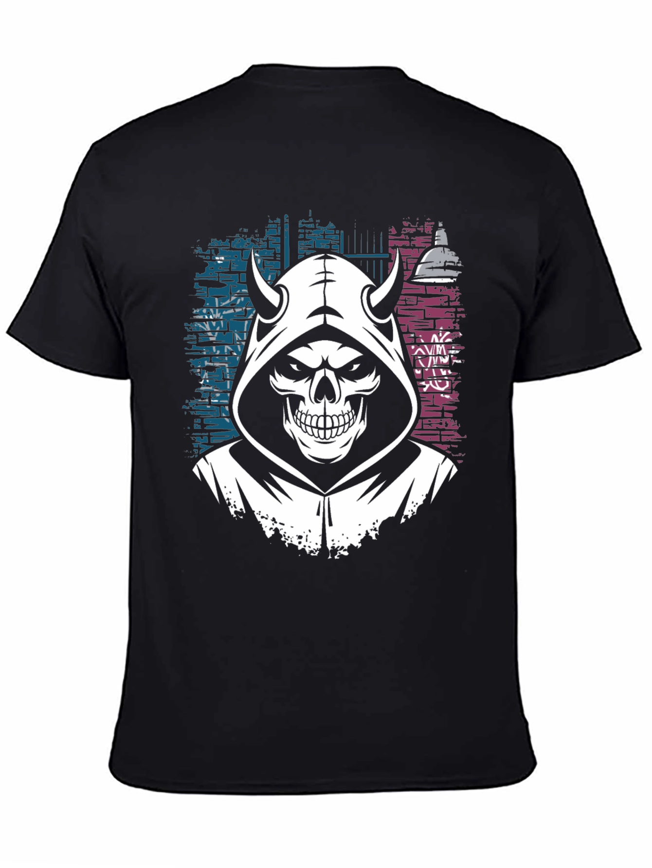 Grim Reaper Graphic Tee - Edgy Streetwear