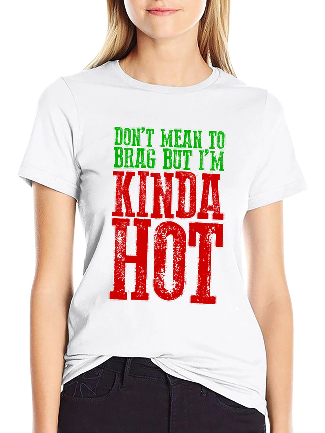 Kinda Hot Graphic Tee - Funny Mens T-Shirt