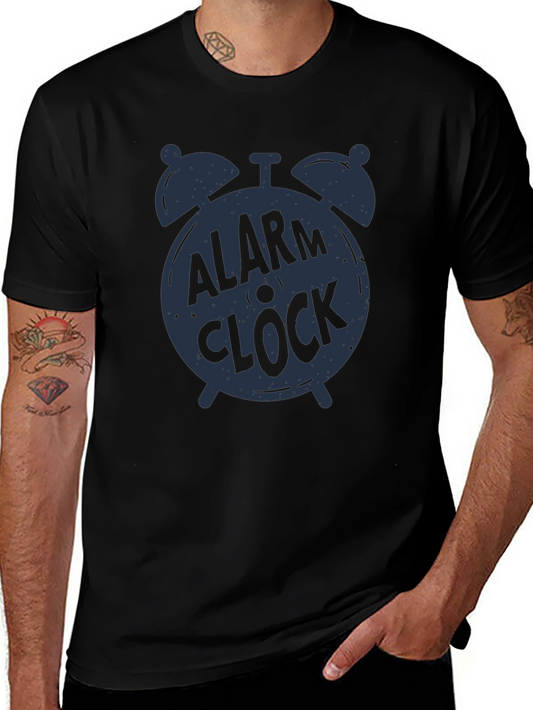 Alarm Clock Graphic Tee - Stylish & Comfortable