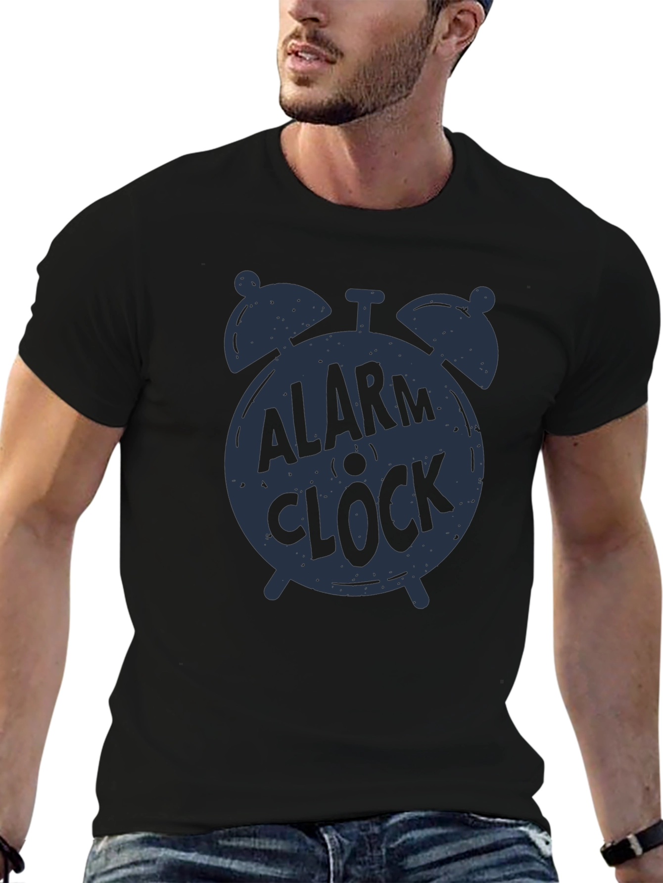 Alarm Clock Graphic Tee - Stylish & Comfortable