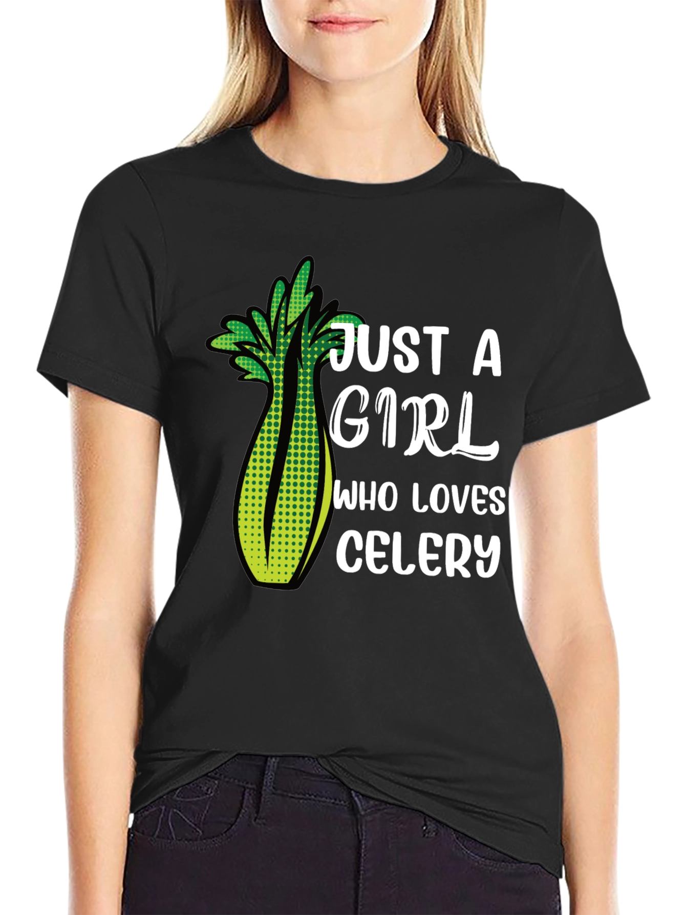 Just a Girl Who Loves Celery T-Shirt