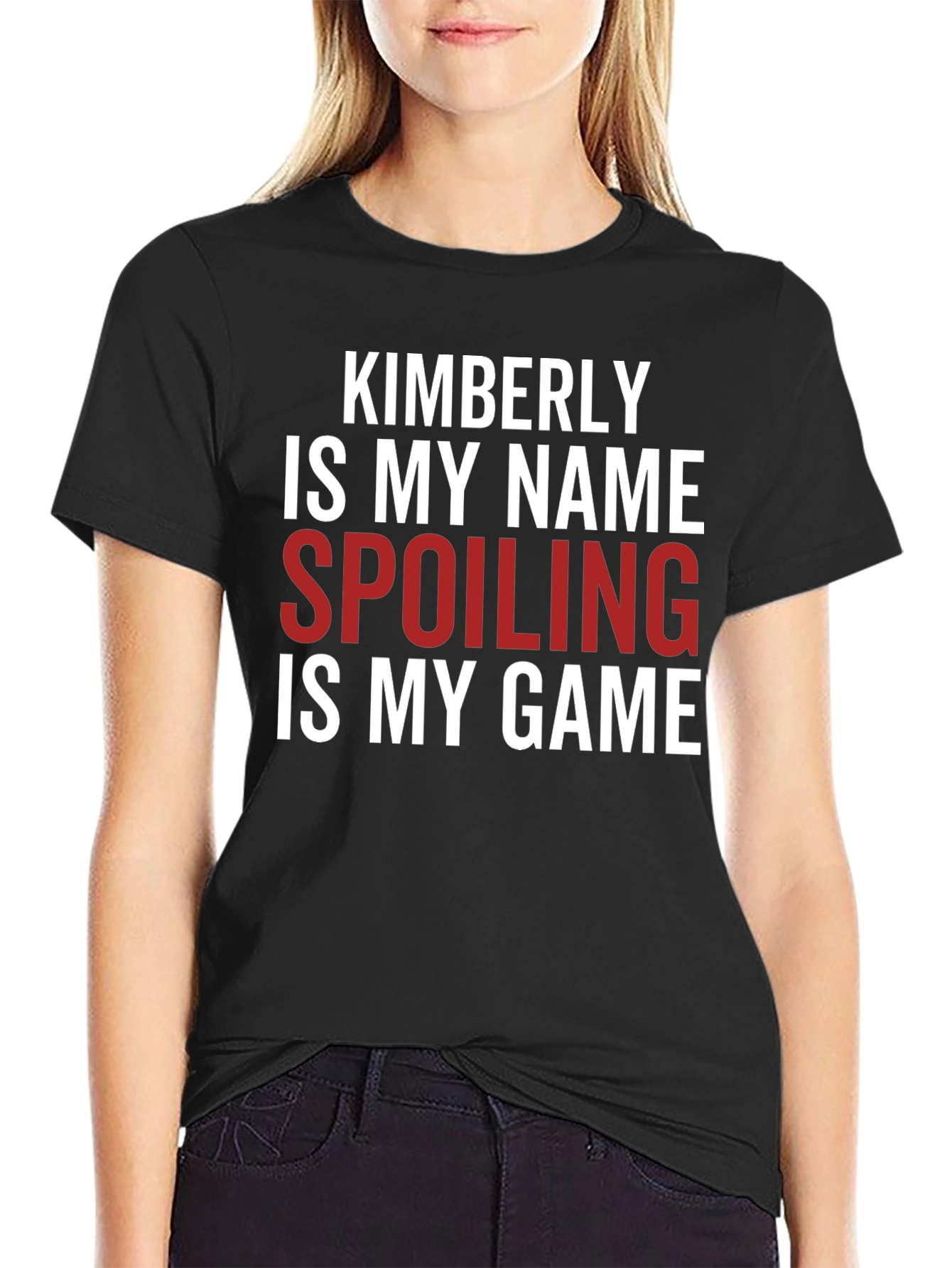 Kimberly Spoiling Game Graphic T-Shirt