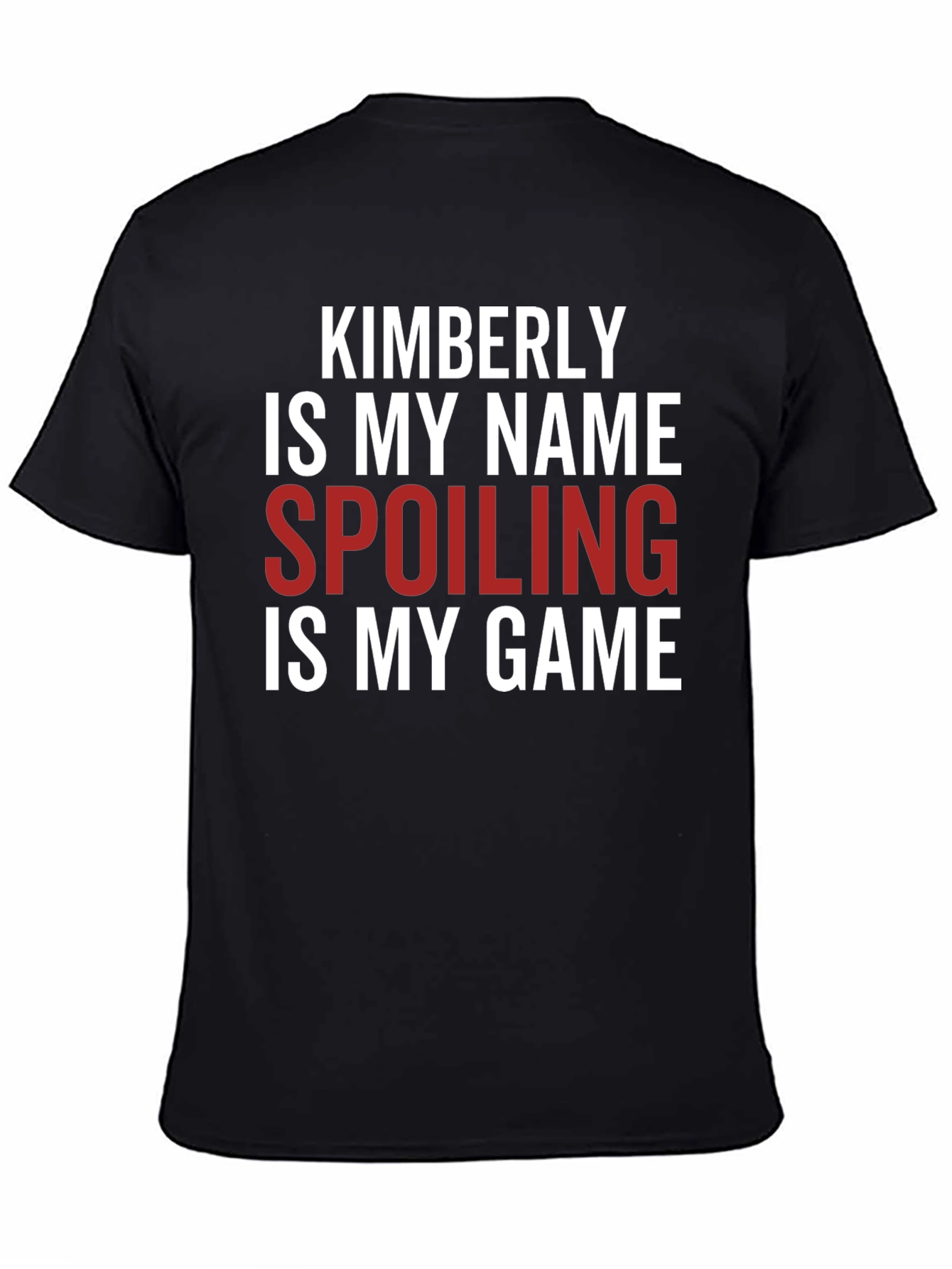 Kimberly Spoiling Game Graphic T-Shirt