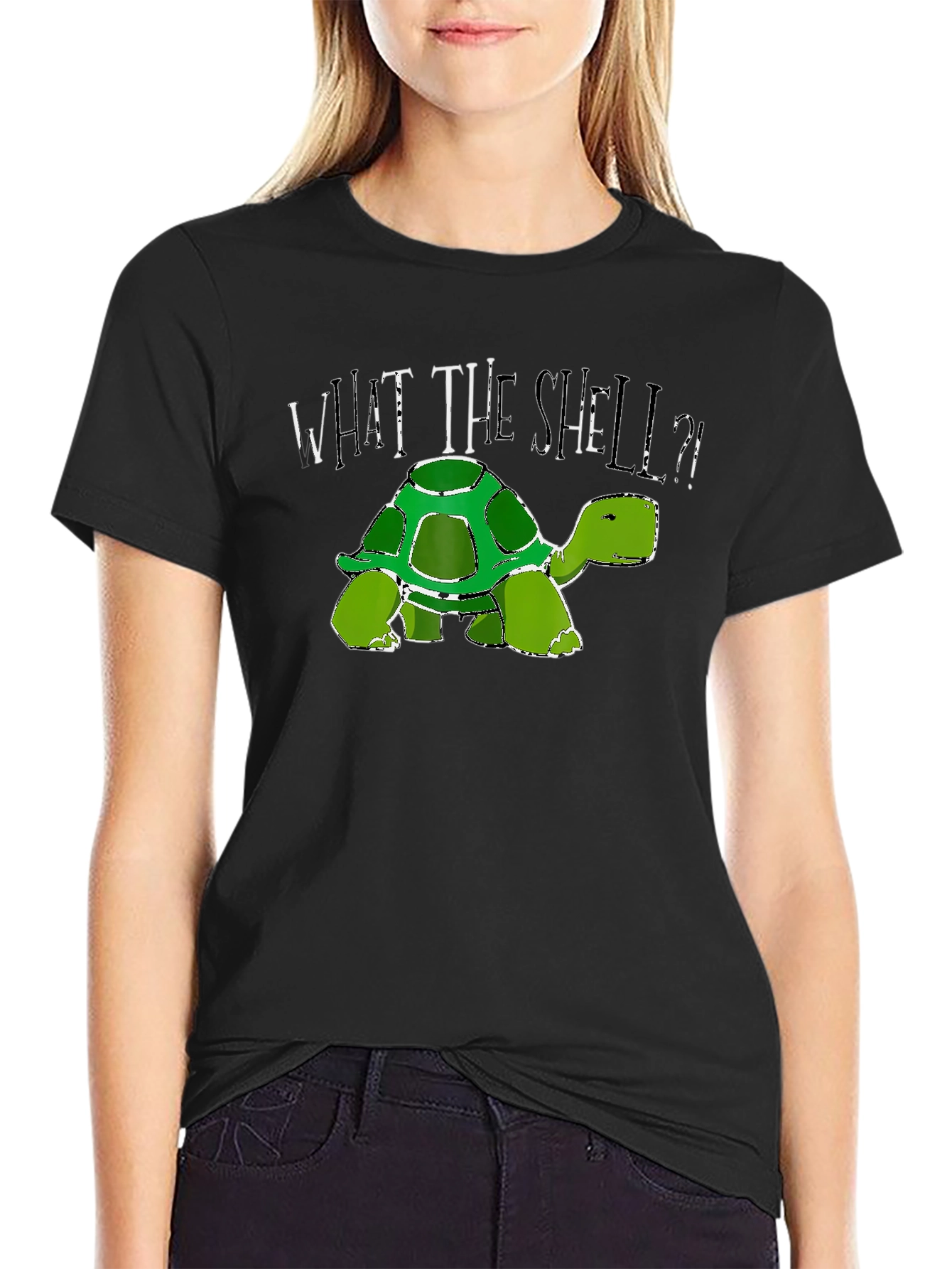 What the Shell T-Shirt - Turtle Graphic Tee