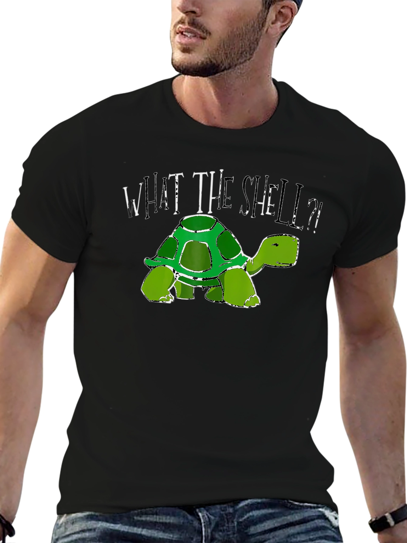 What the Shell T-Shirt - Turtle Graphic Tee