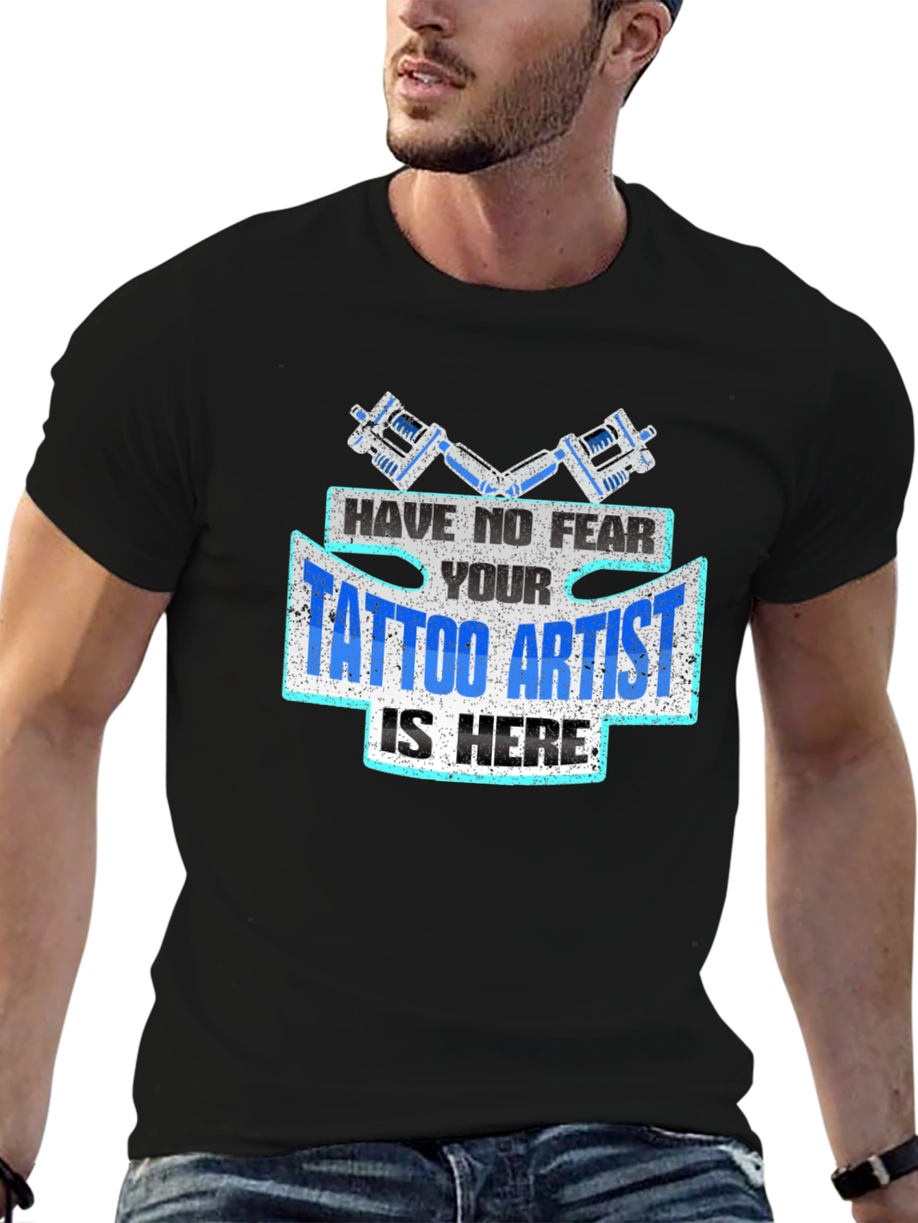 Tattoo Artist T-Shirt - Black Cotton Graphic Tee