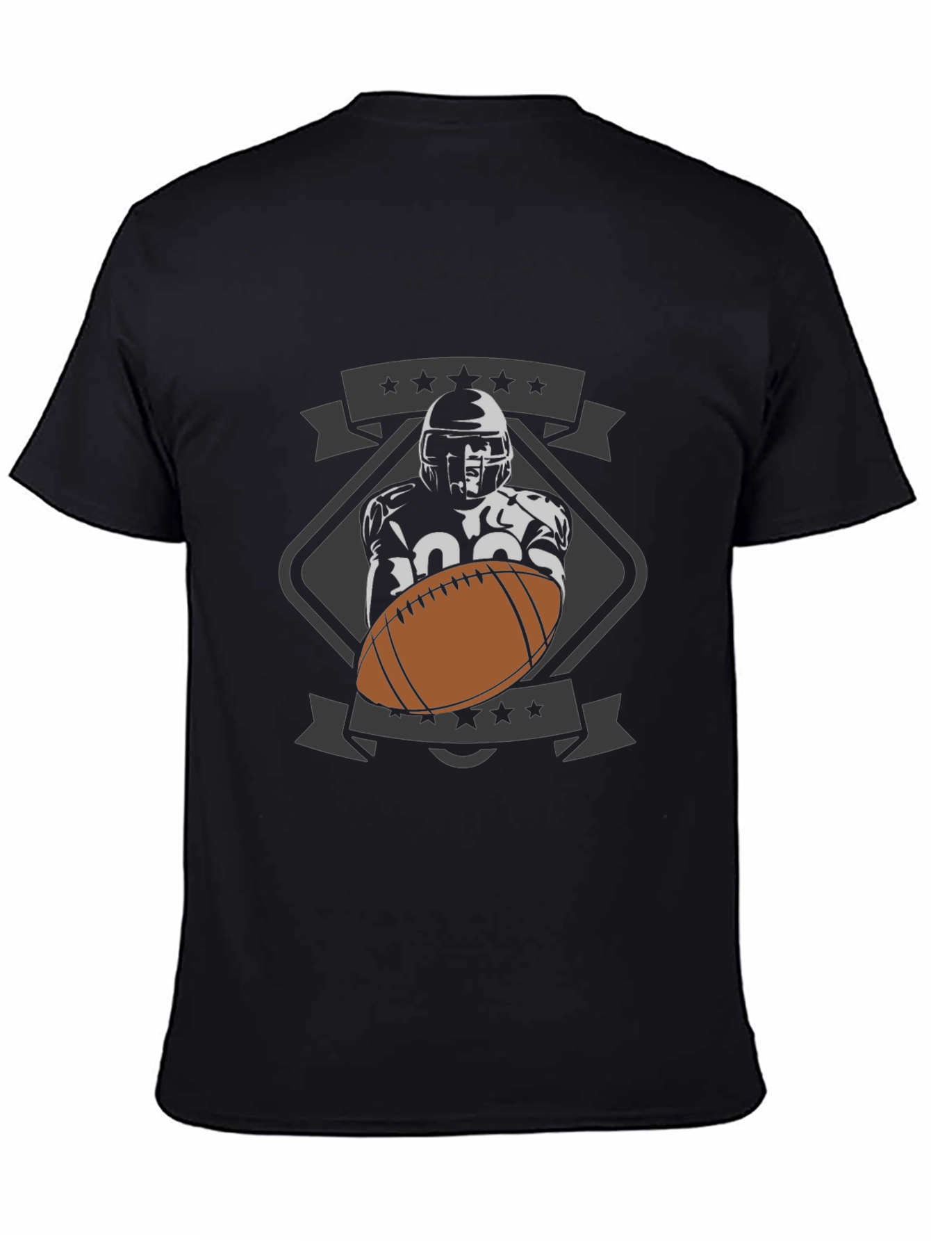 Football Player Graphic T-Shirt