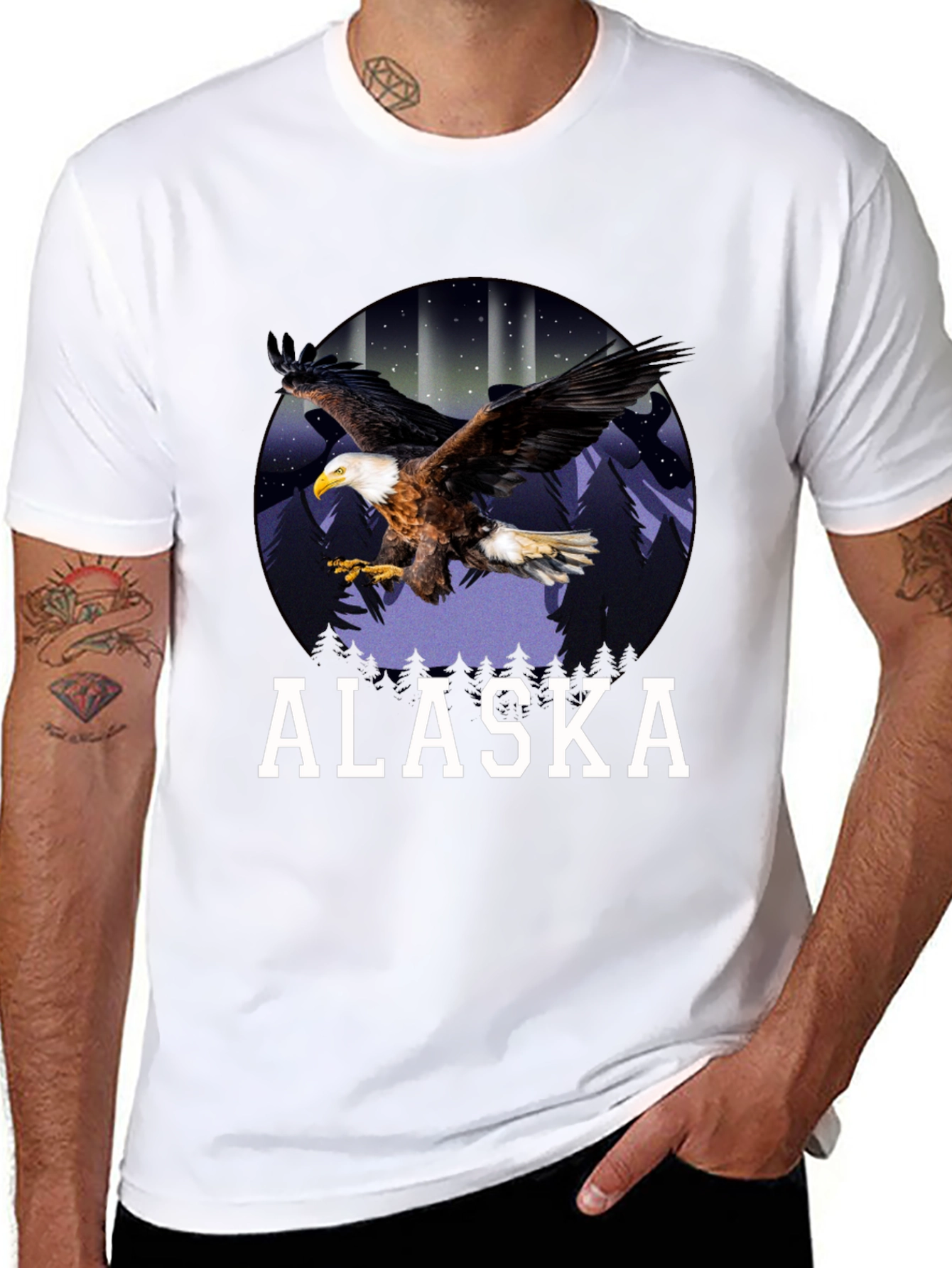 Alaska Eagle Graphic T-Shirt