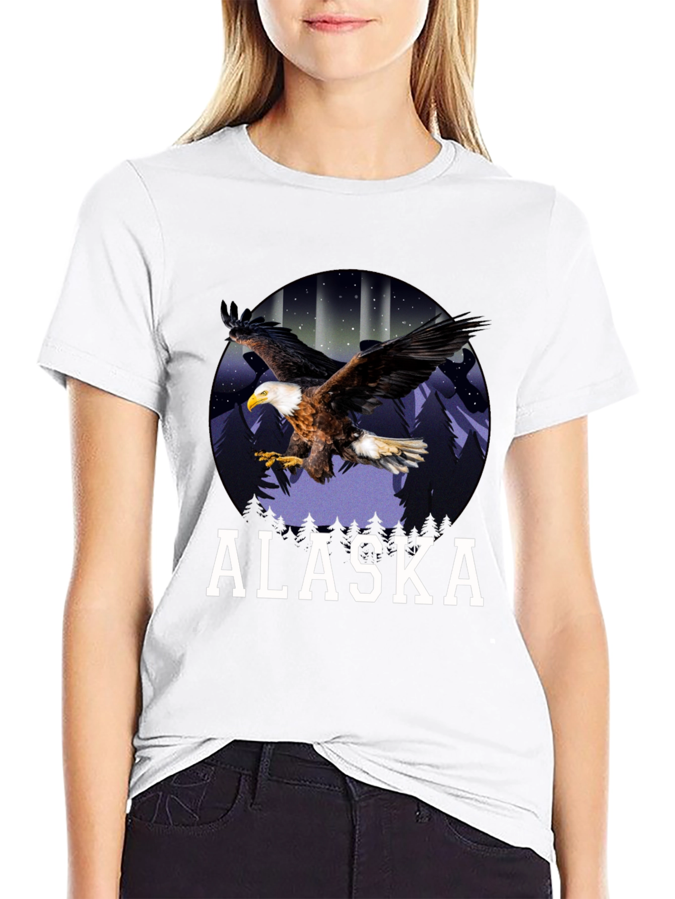 Alaska Eagle Graphic T-Shirt