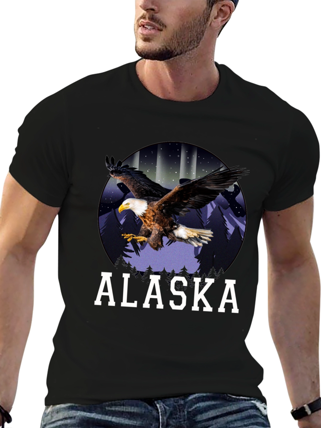 Alaska Eagle Graphic T-Shirt