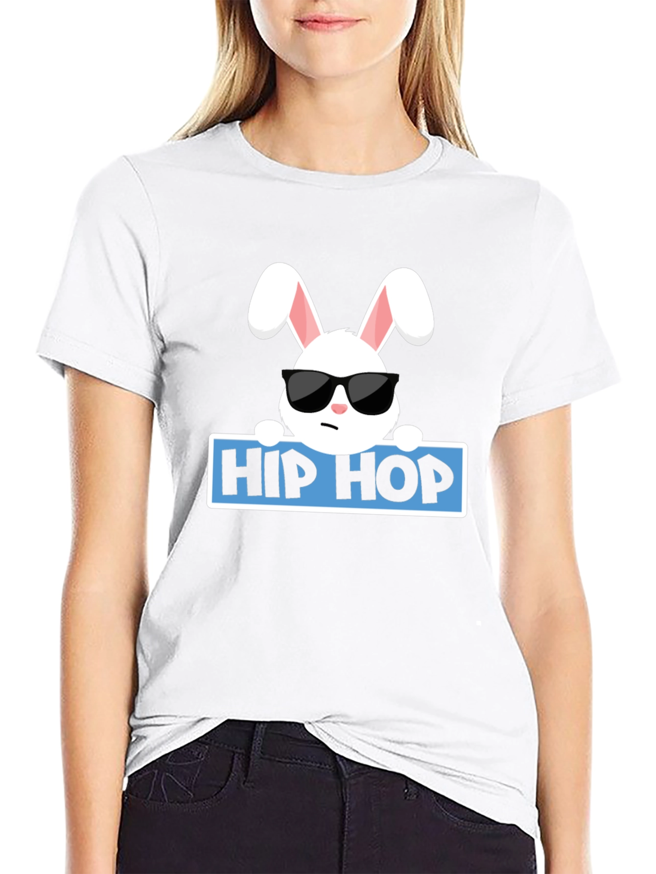 Hip Hop Bunny T-Shirt - Cool Easter Tee
