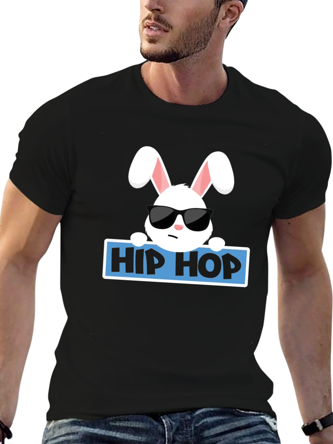 Hip Hop Bunny T-Shirt - Cool Easter Tee