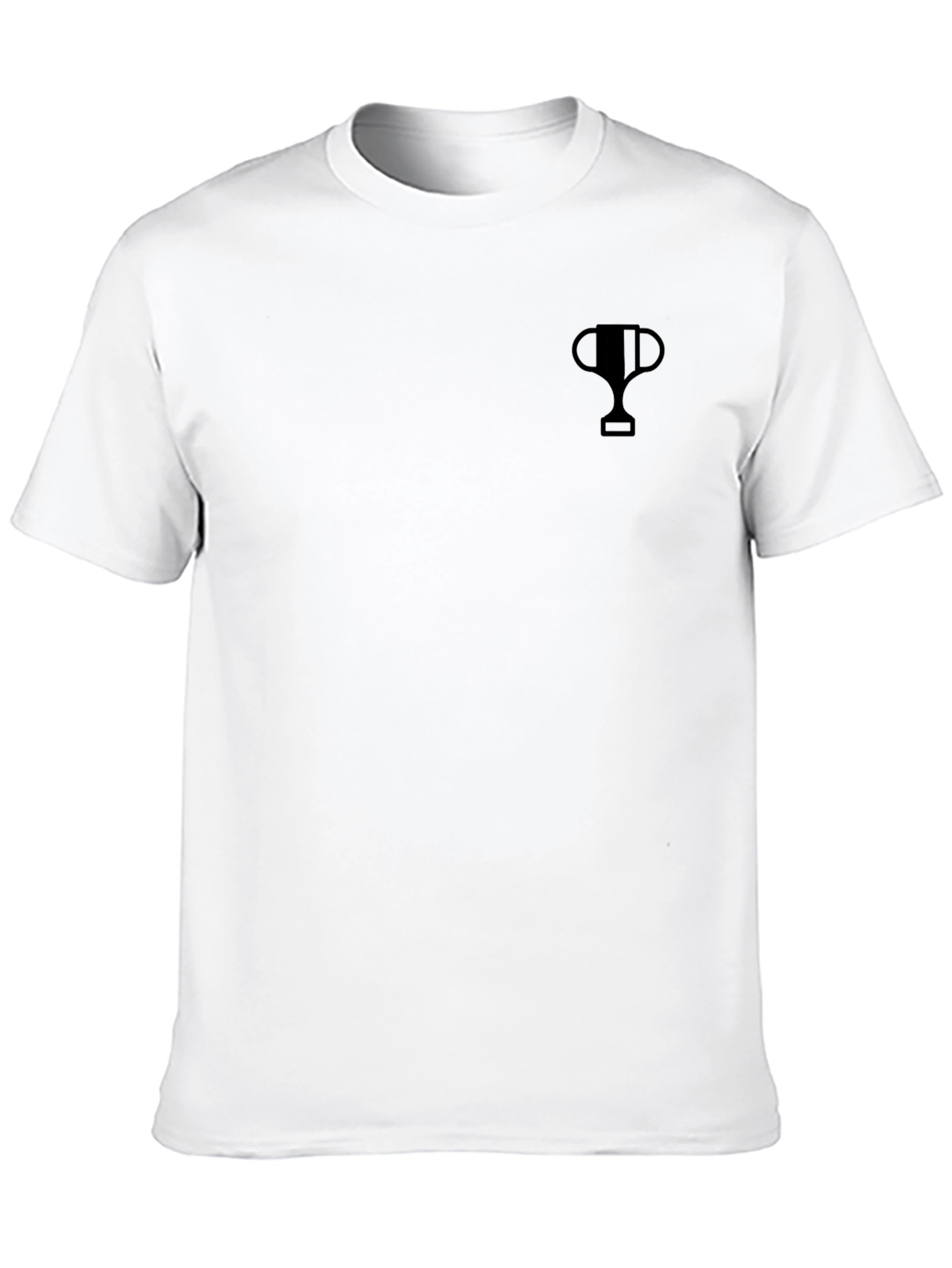Minimalist Black Trophy Graphic Tee