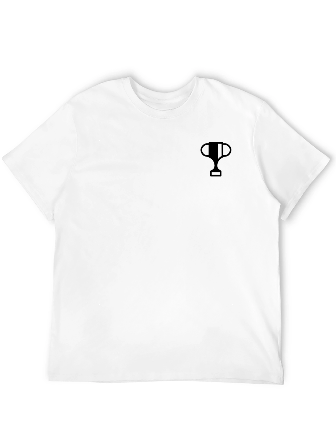 Minimalist Black Trophy Graphic Tee
