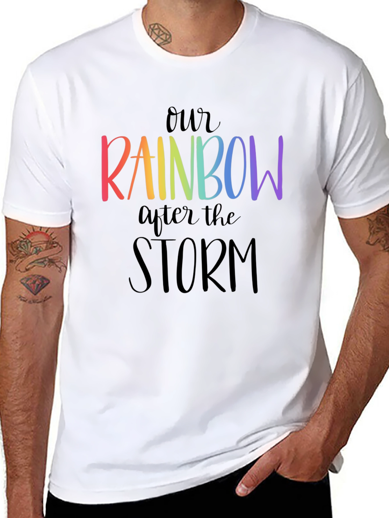 Our Rainbow After the Storm Graphic T-Shirt