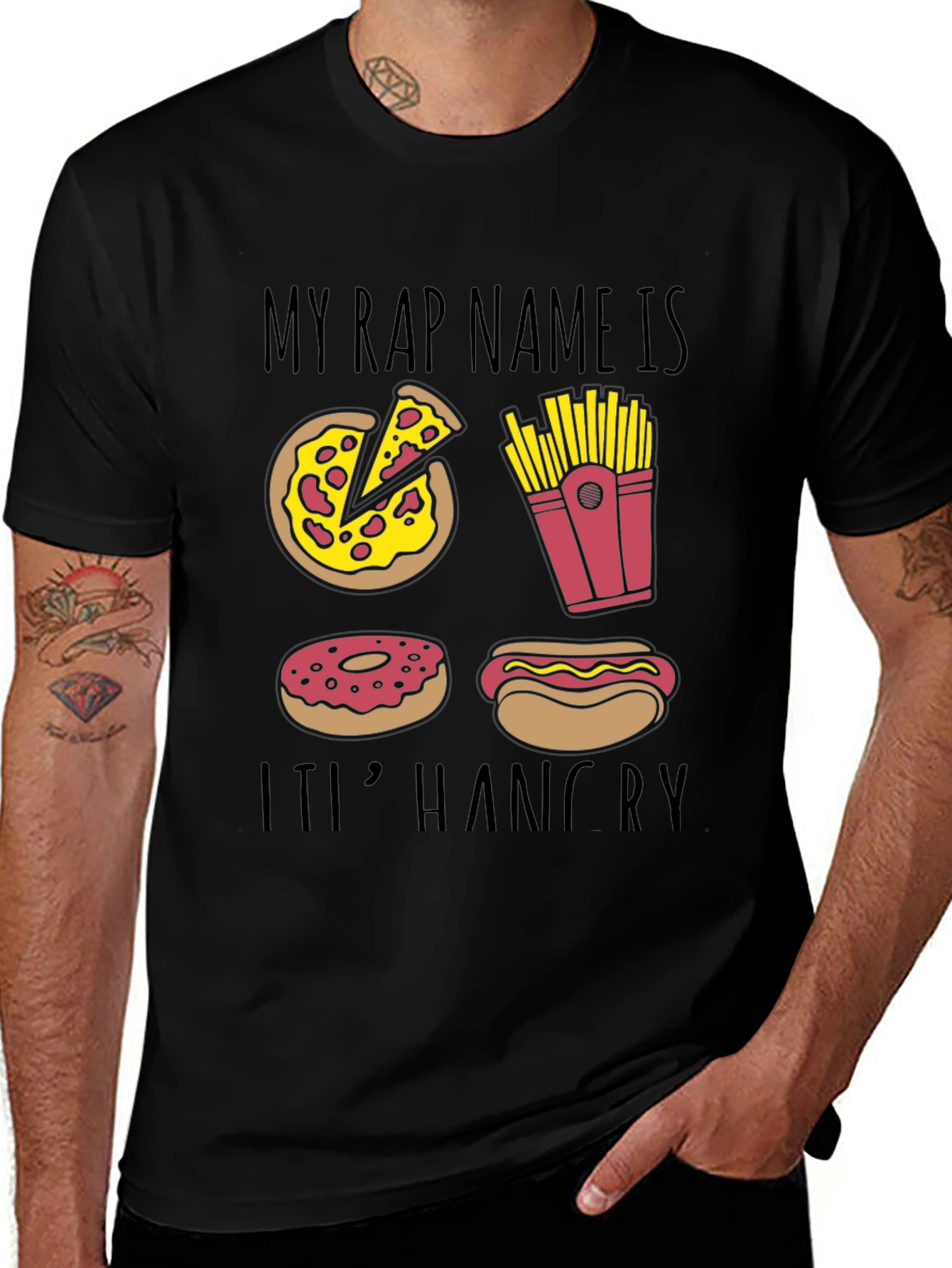 Funny My Rap Name Is Its Hangry T-Shirt