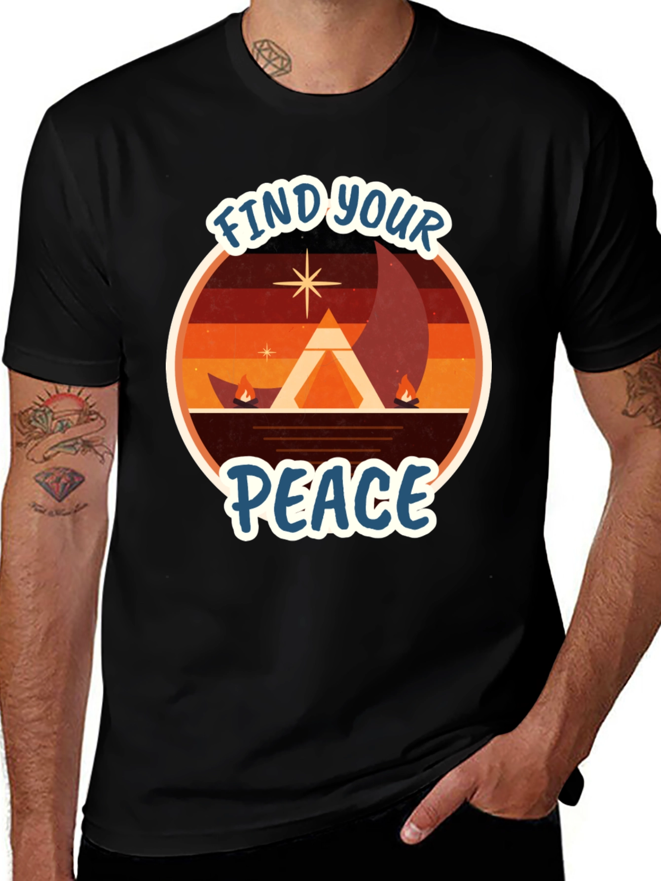 Find Your Peace Graphic T-Shirt