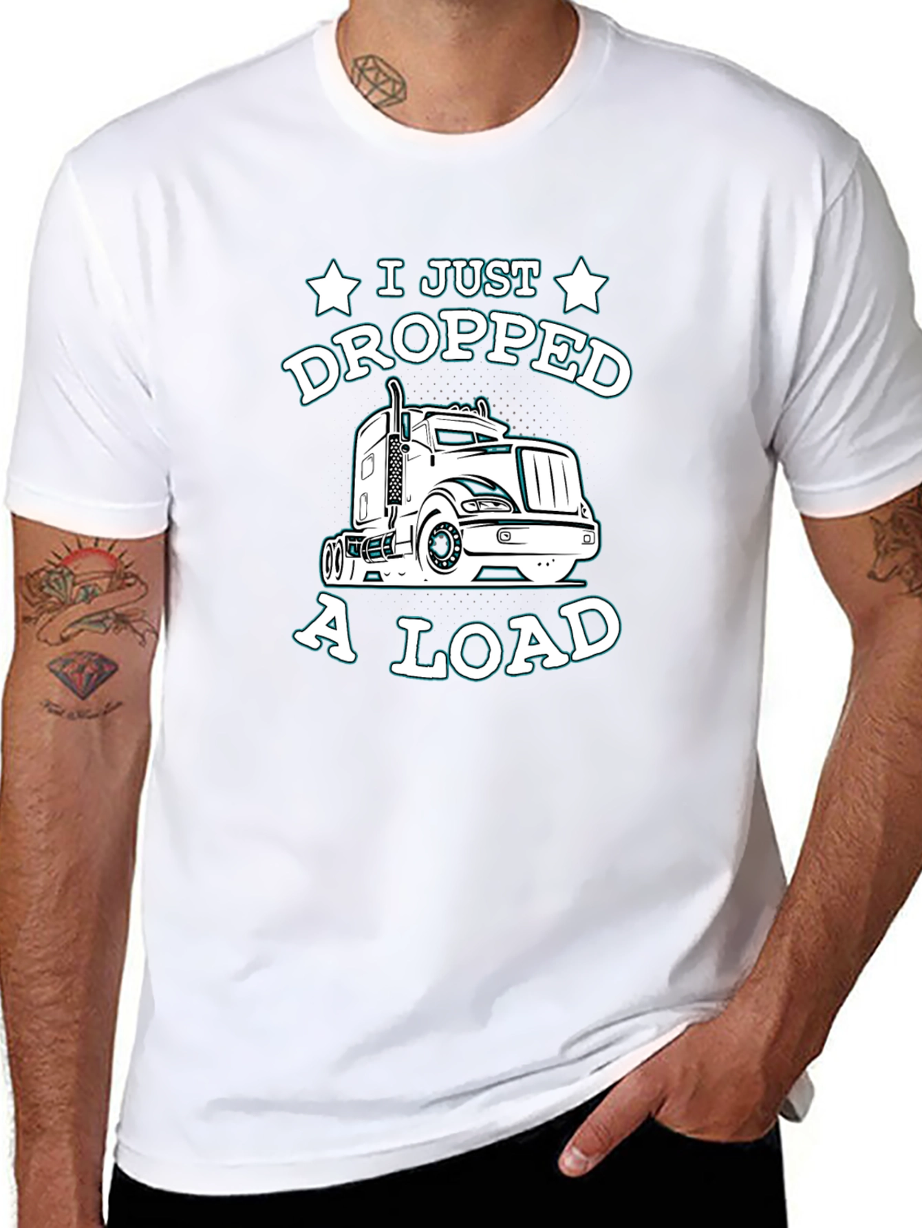 I Just Dropped a Load Trucker T-Shirt