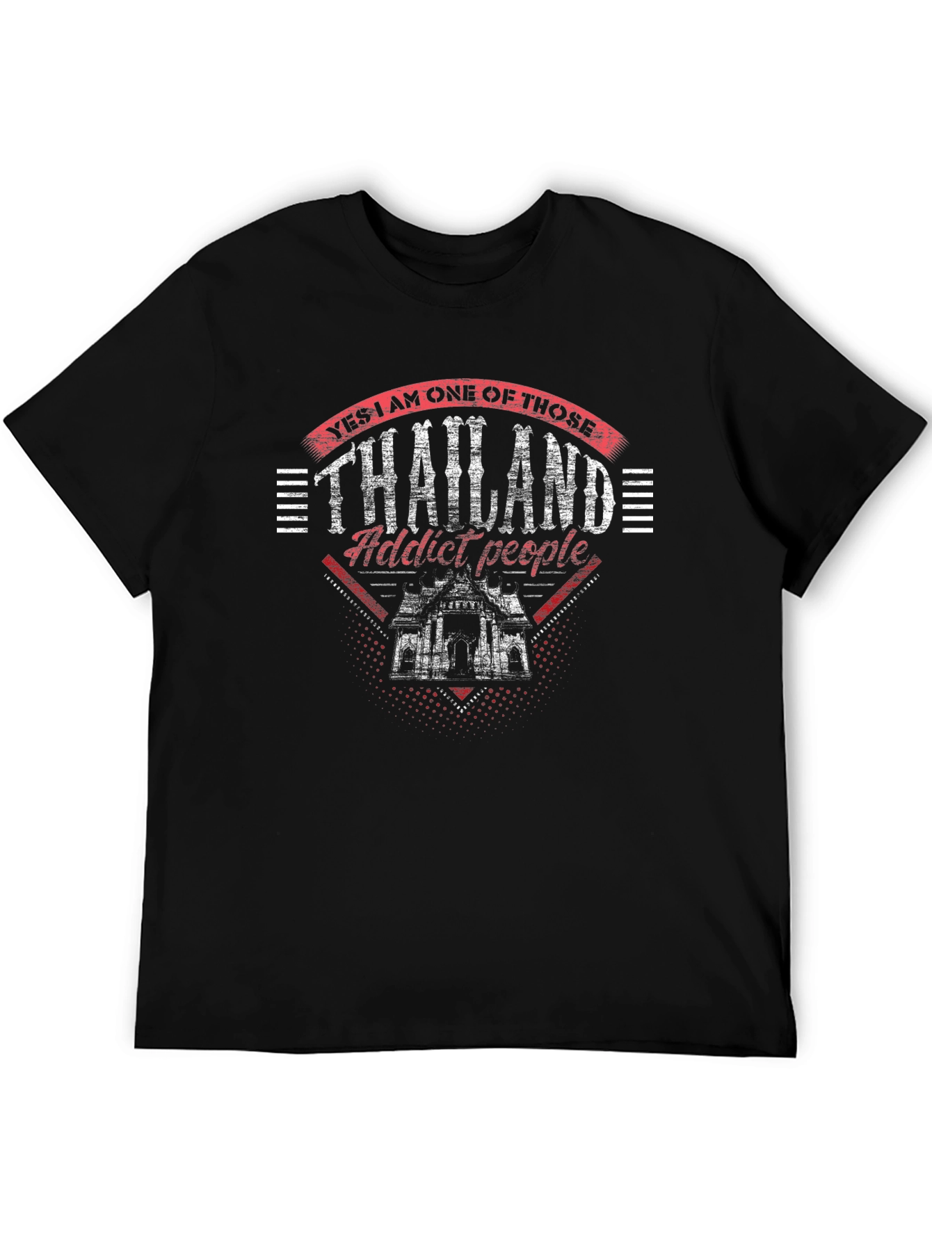 Thailand Addict People T-Shirt - Novelty Graphic Tee