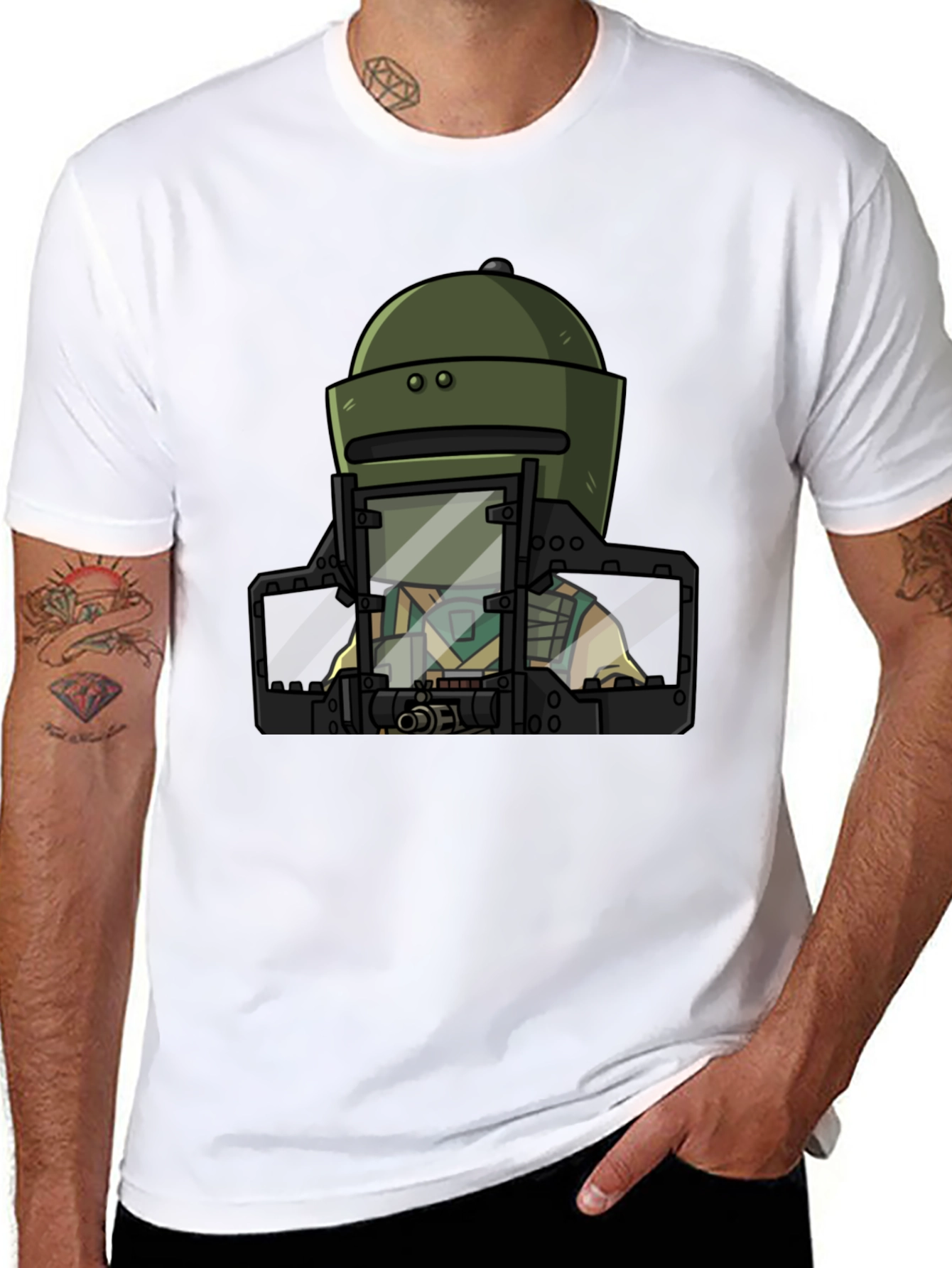 Cool Character Graphic T-Shirt