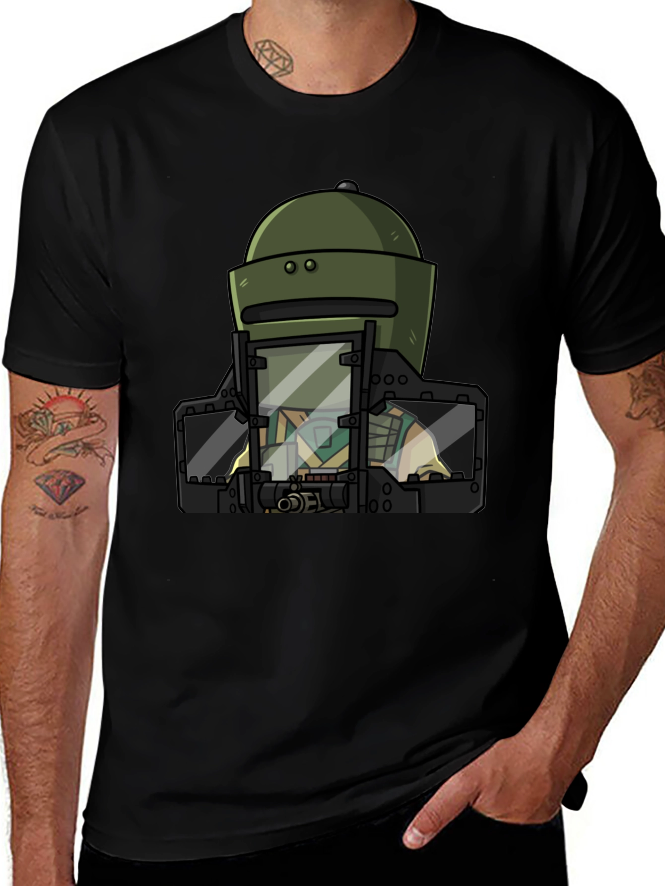 Cool Character Graphic T-Shirt
