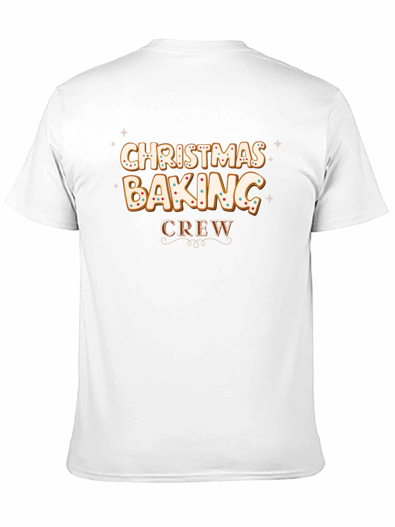 Christmas Baking Crew Black T-Shirt