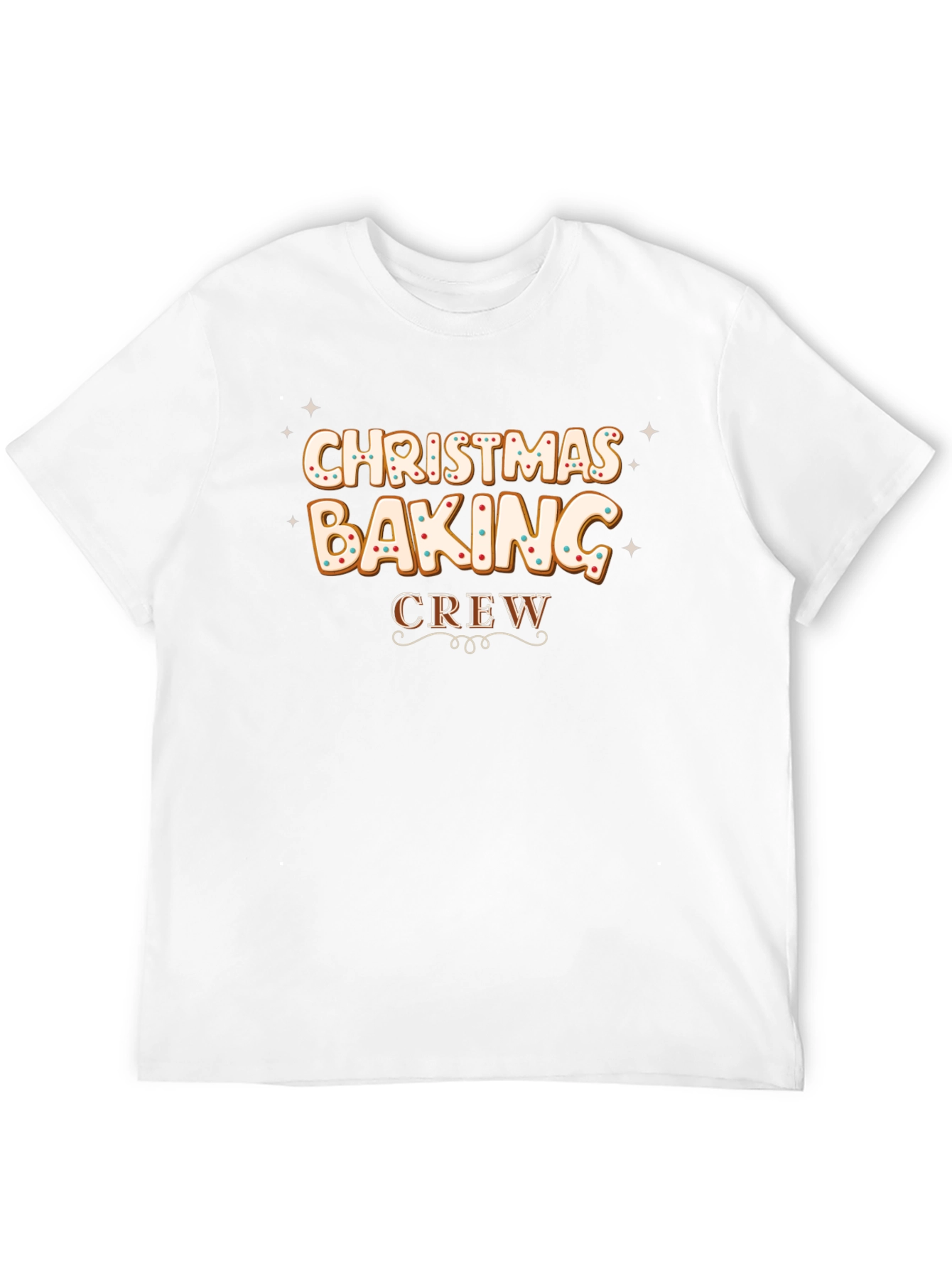 Christmas Baking Crew Black T-Shirt