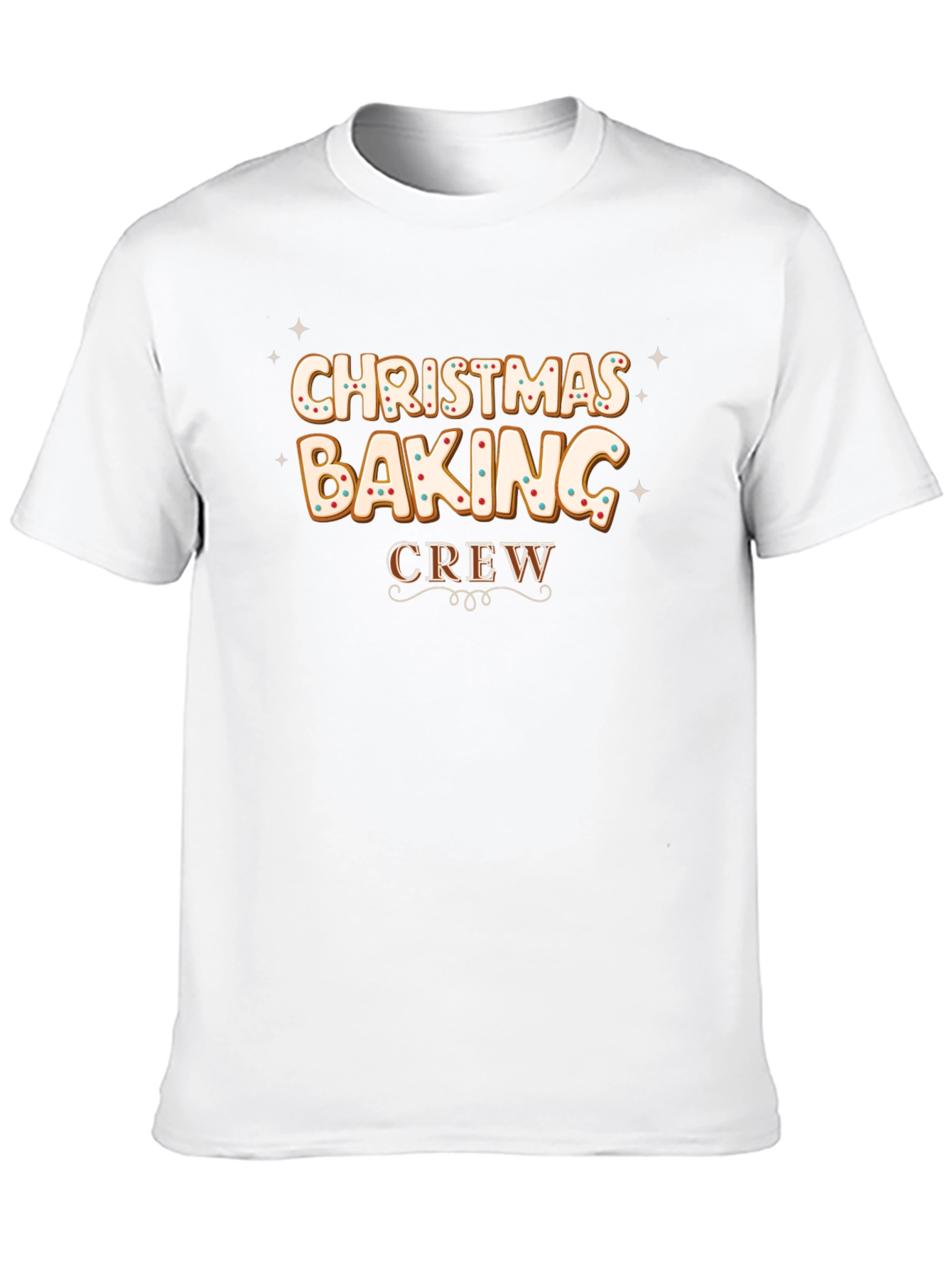 Christmas Baking Crew Black T-Shirt