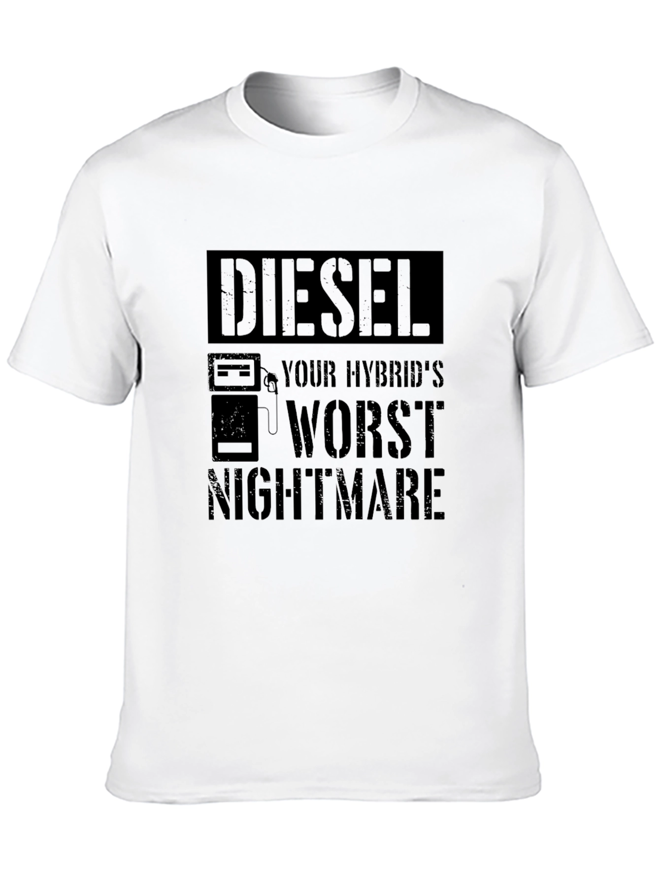 Diesel Hybrids Worst Nightmare Black Graphic T-Shirt