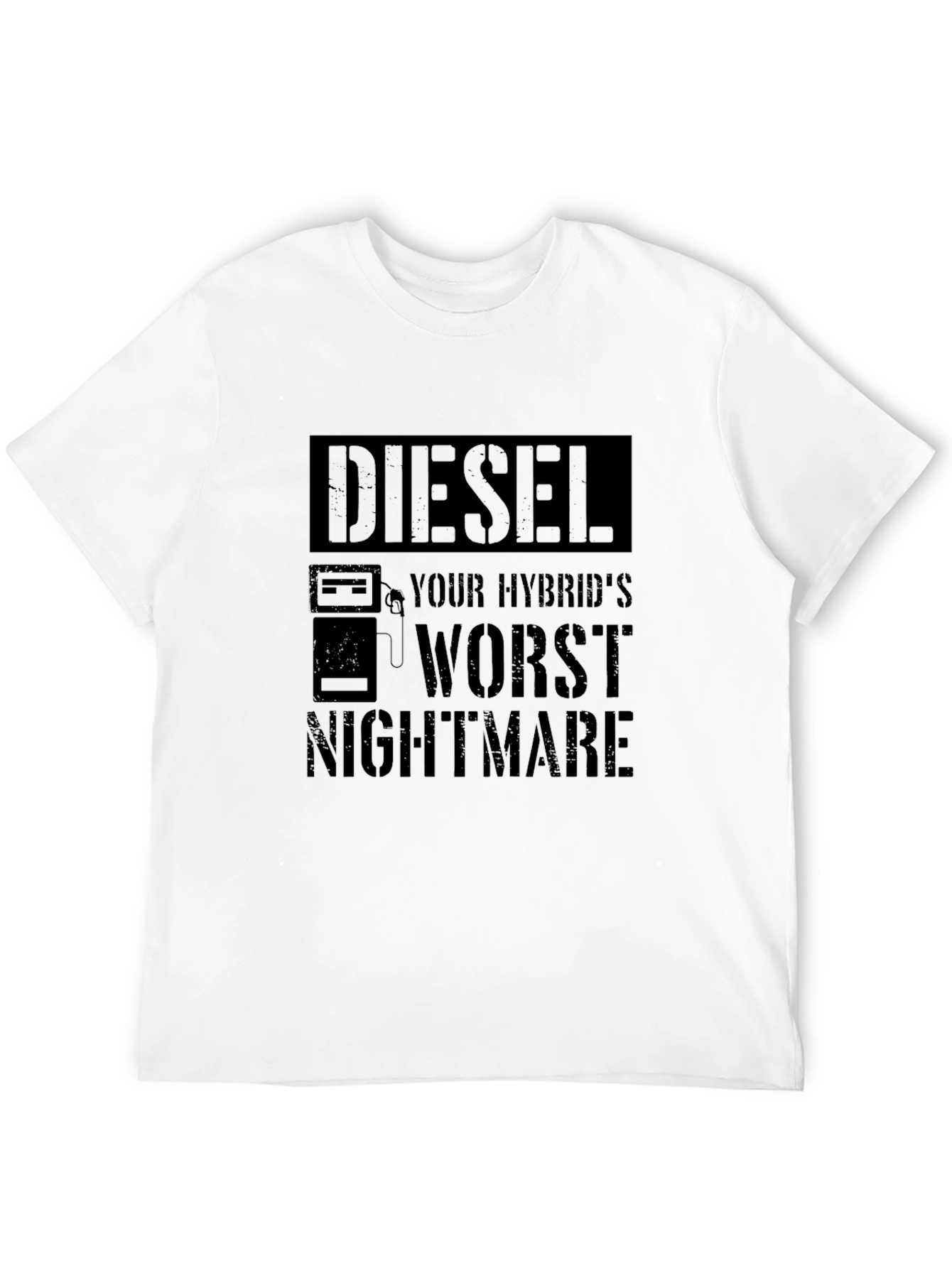 Diesel Hybrids Worst Nightmare Black Graphic T-Shirt