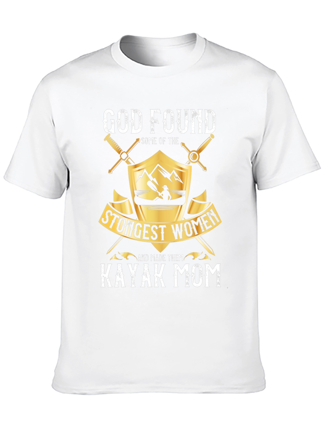 Kayak Mom Graphic T-Shirt - Strongest Women