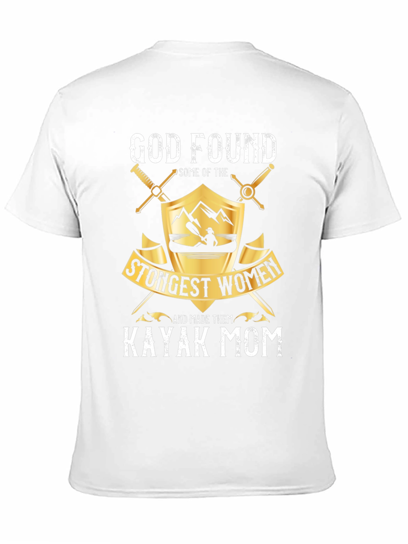 Kayak Mom Graphic T-Shirt - Strongest Women