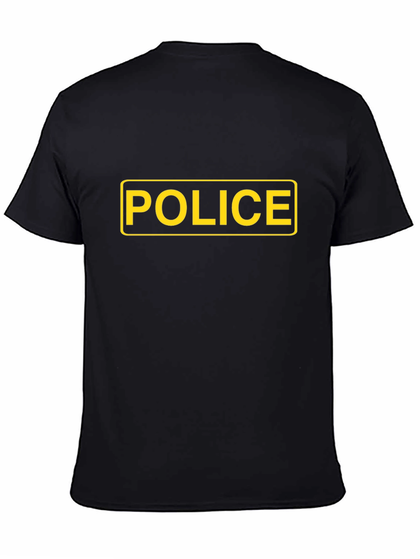 Police Graphic T-Shirt - Black