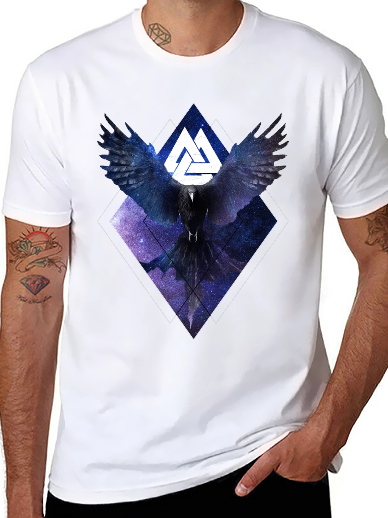 Viking Raven T-Shirt - Valhalla Graphic Tee
