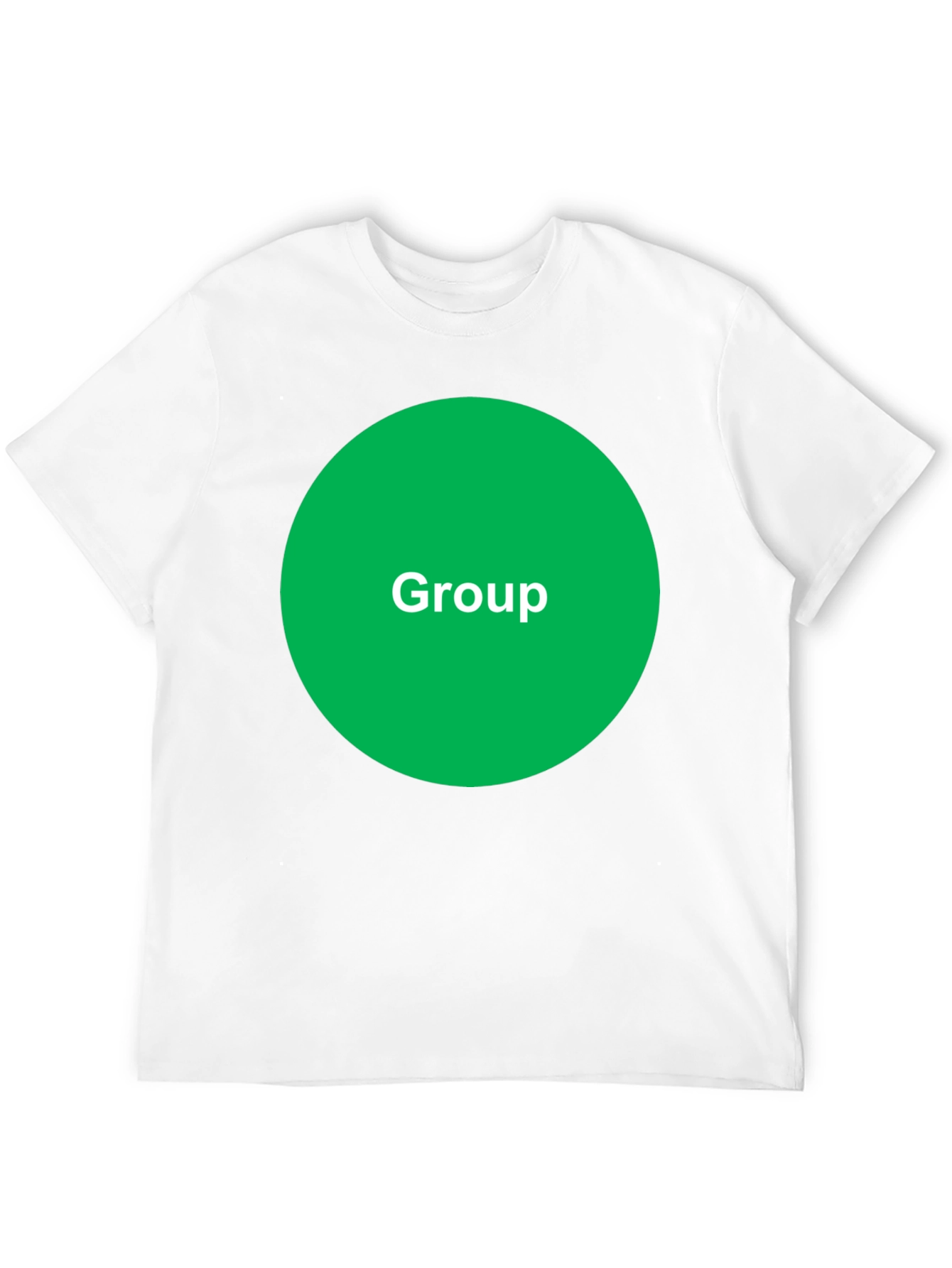 Group Green Circle Black T-Shirt
