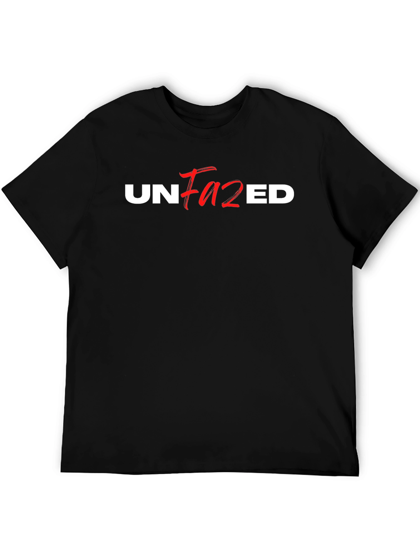 Unfazed Black Graphic Tee