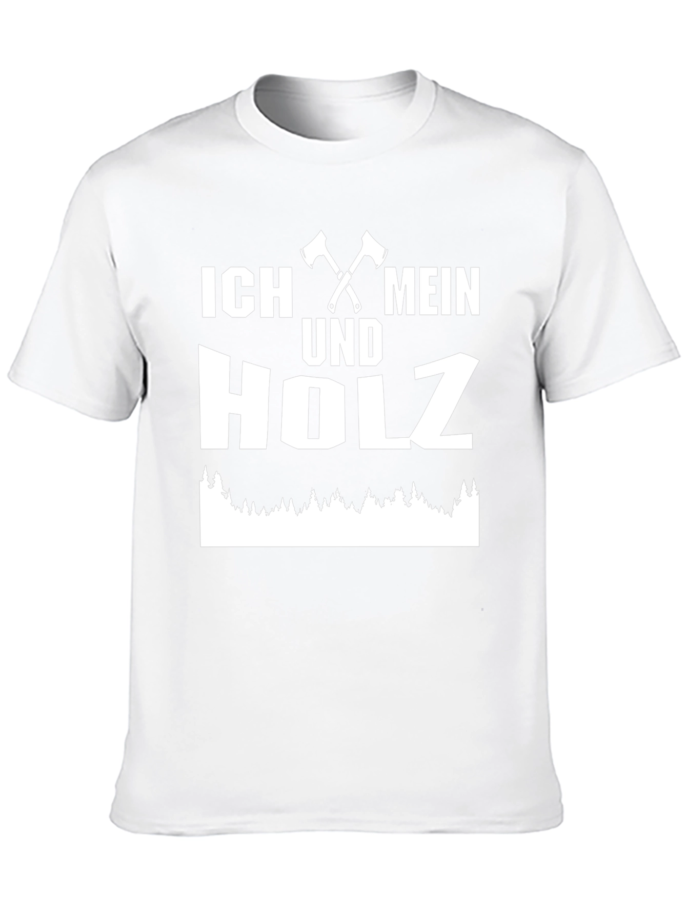 Ich Mein und Holz Axe T-Shirt - Lumberjack Tee